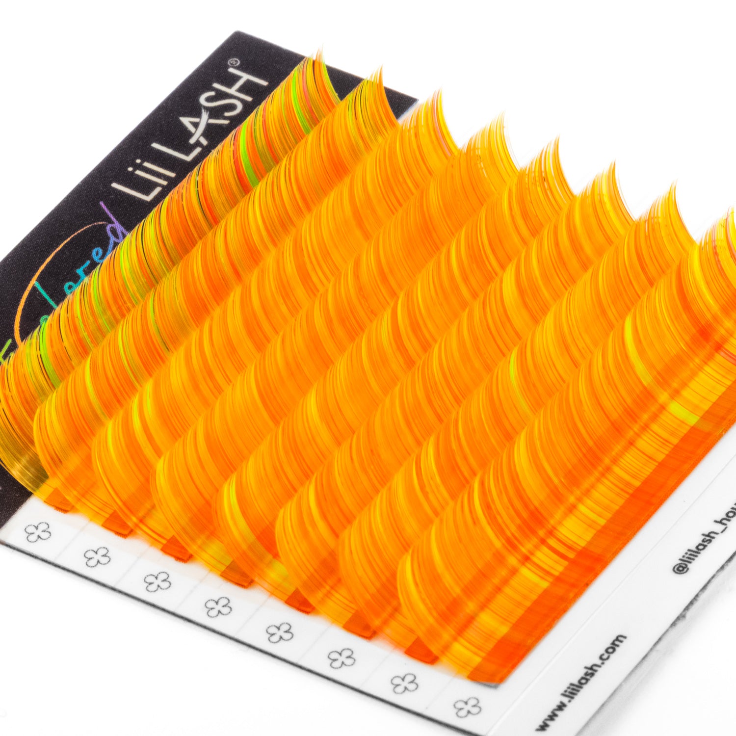 Multicolored - Yellow Orange Lashes - 0.07mm