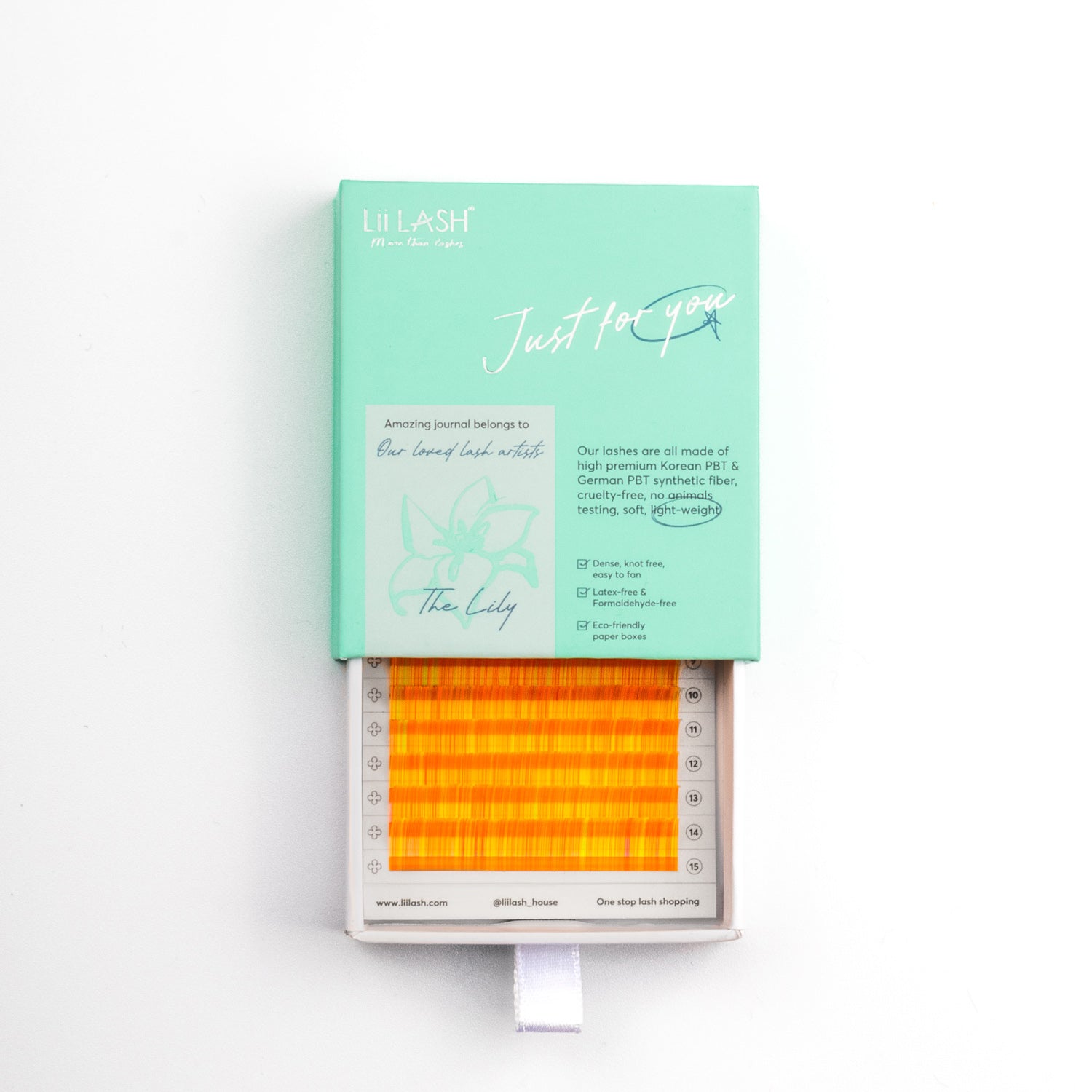 Multicolored-Yellow-Orange-lashes-0.07mm