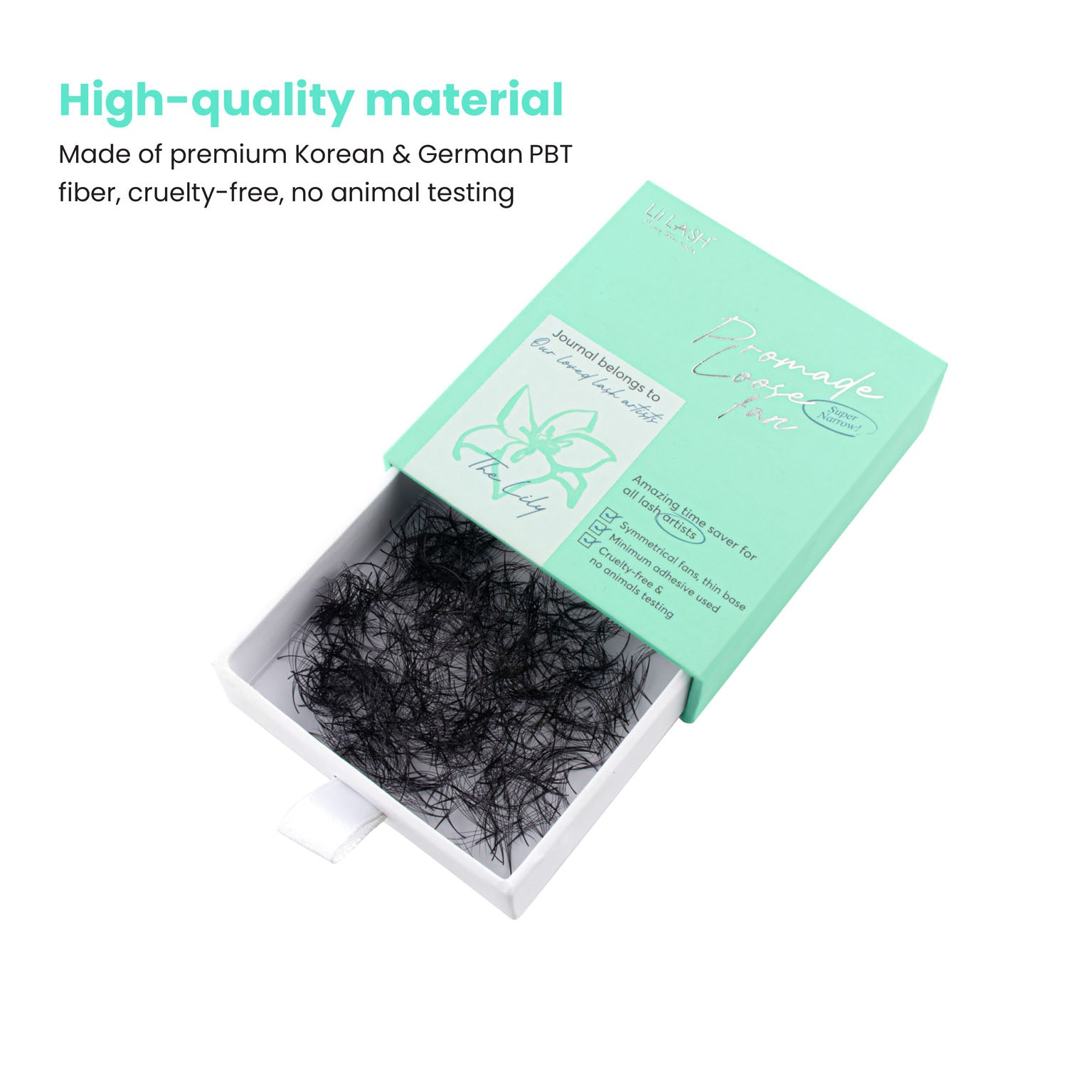 Promade-loose-fan-lashes-4D-high-quality-material