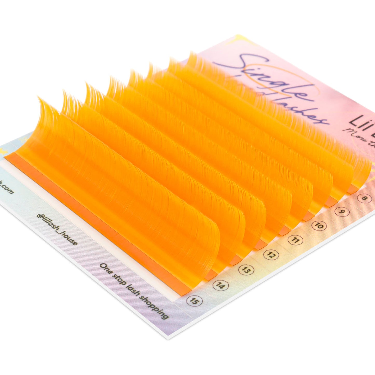 Orange-Colored-Lashes-0.05mm-Cruelty-free-High-premium-Korean-PBT-fiber-