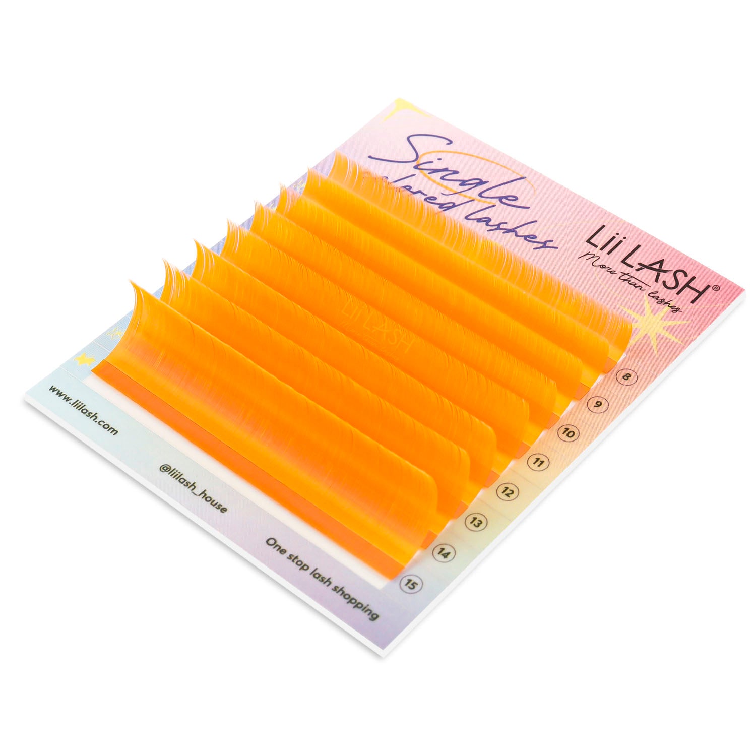 Orange-Colored-Lashes-0.07mm