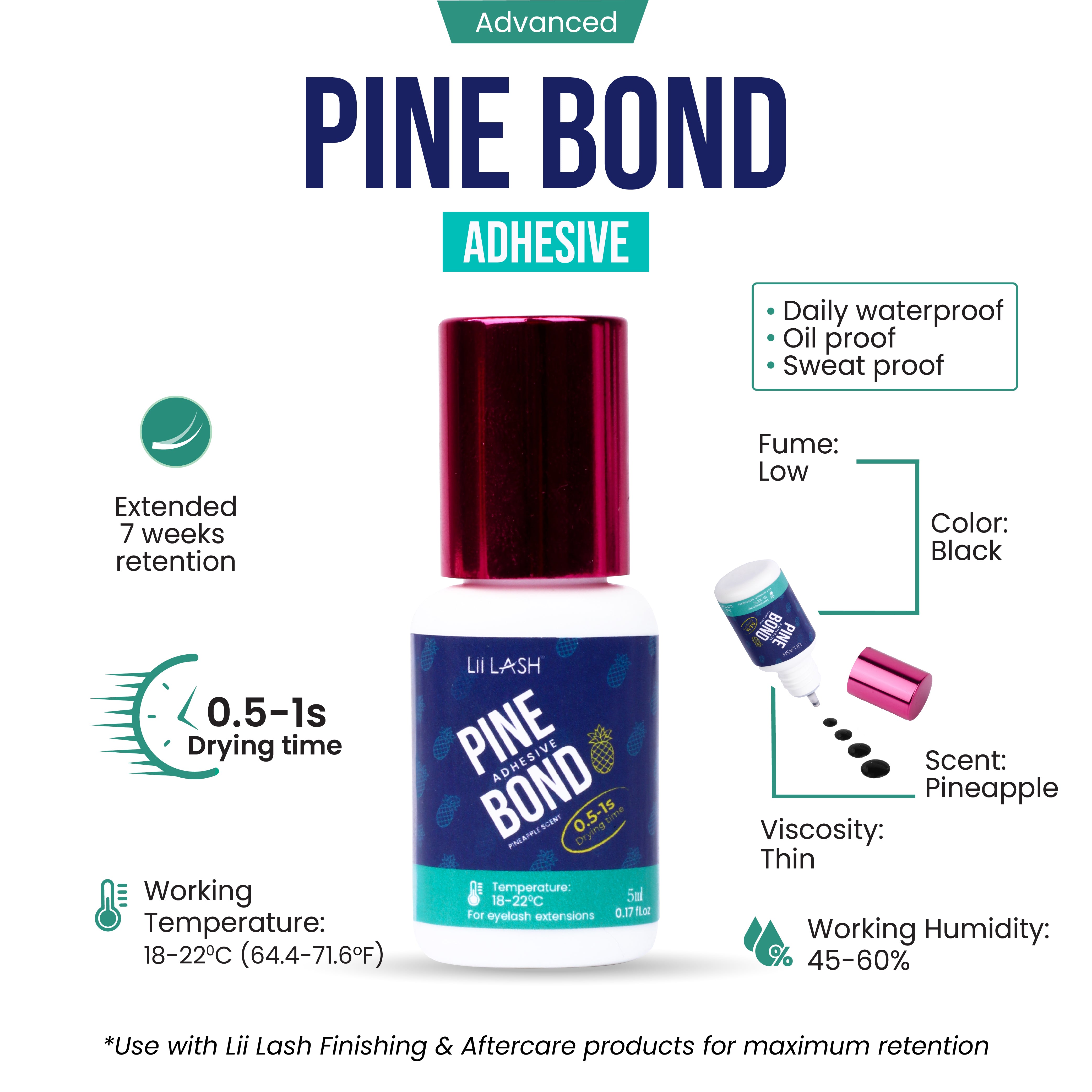 Pine Bond Adhesive - Pineapple scent (0.5s - 1s)