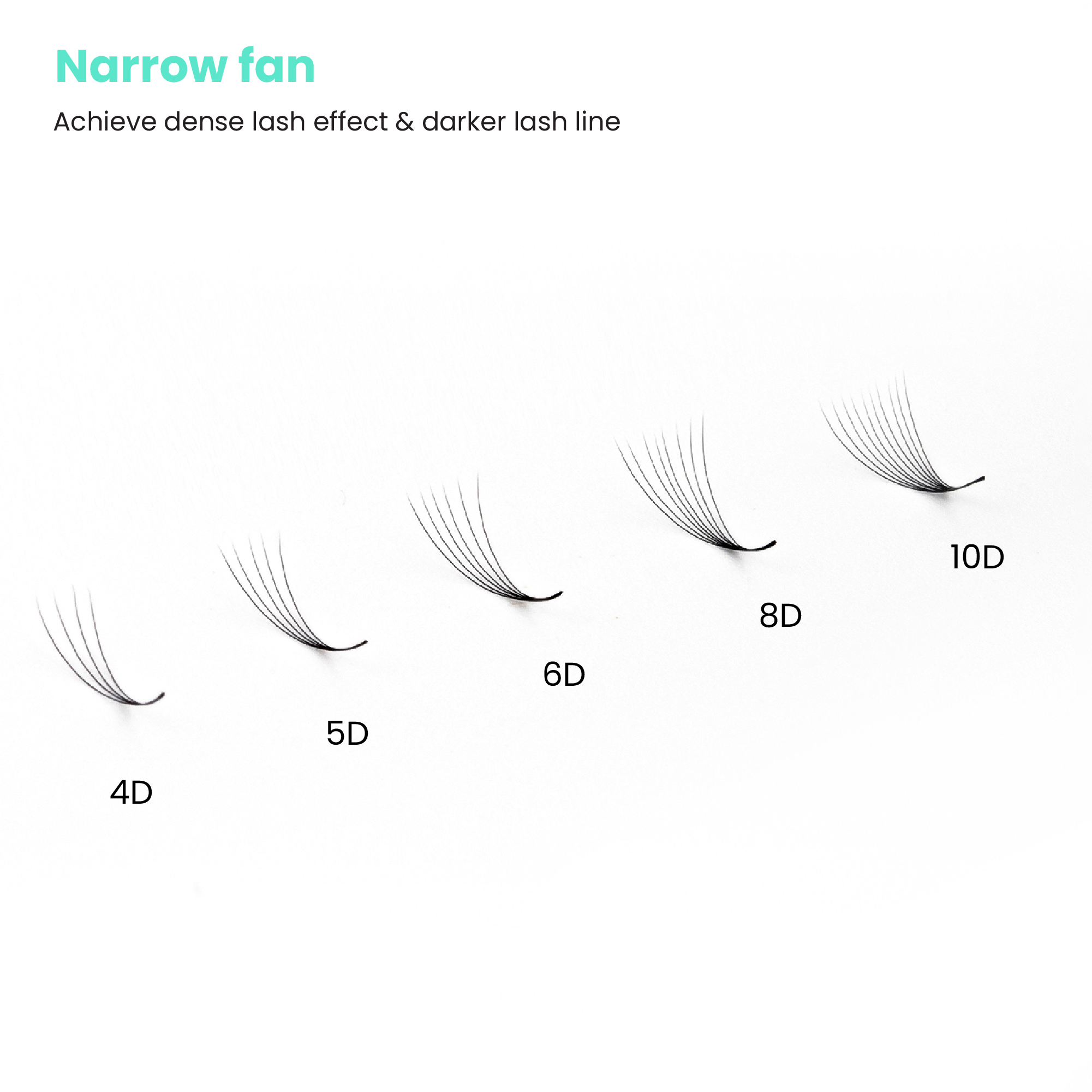 Premium narrow premade fan - 6D
