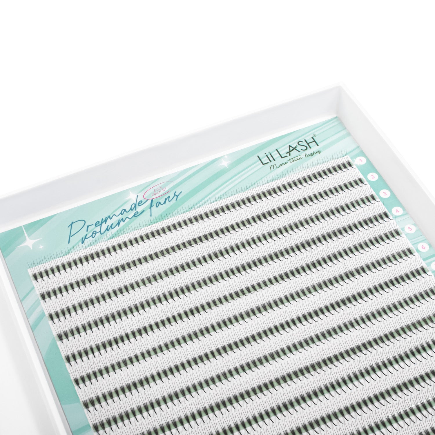 Premium narrow premade fan - 3D