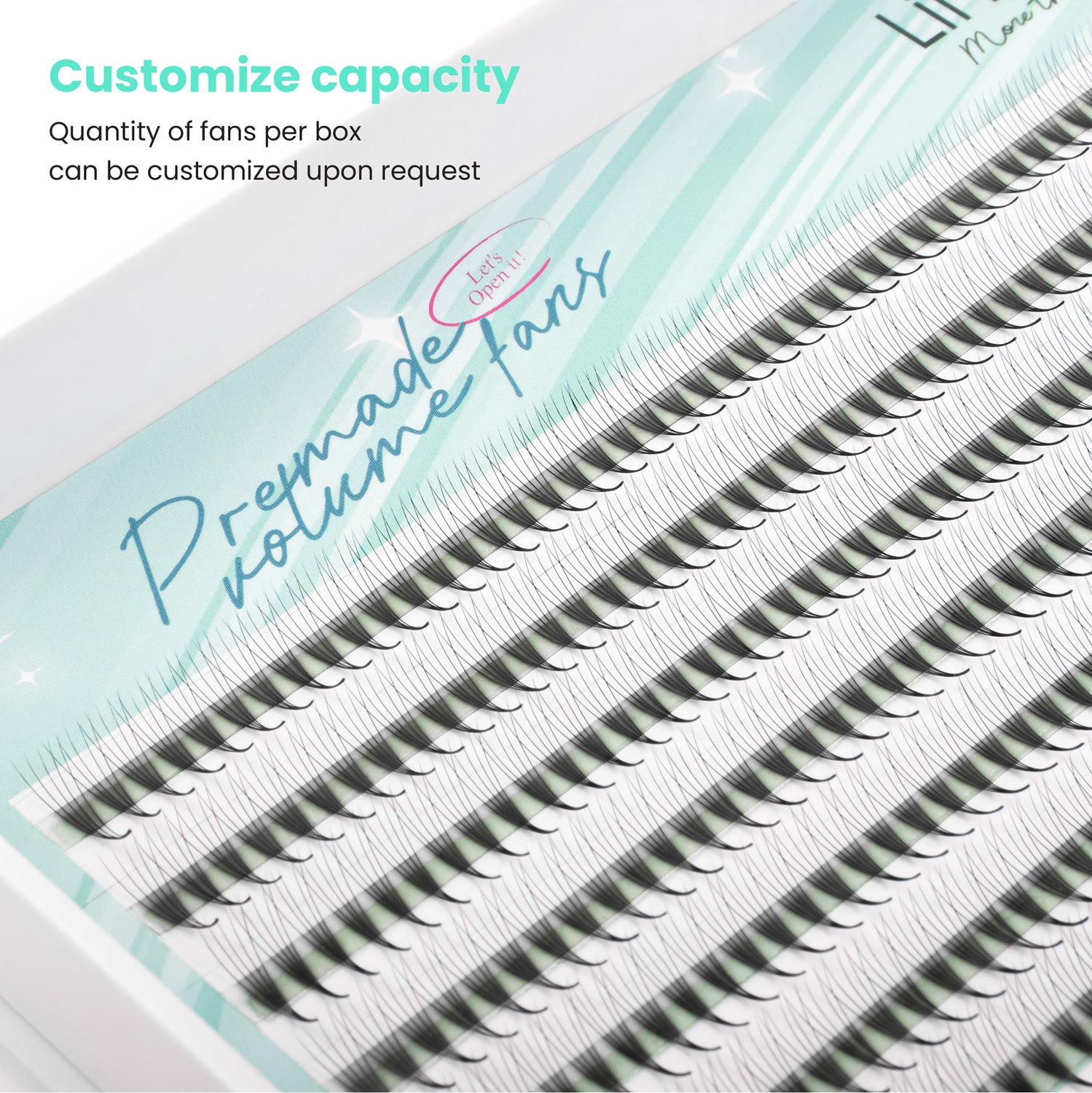 Premium narrow premade fan - 5D