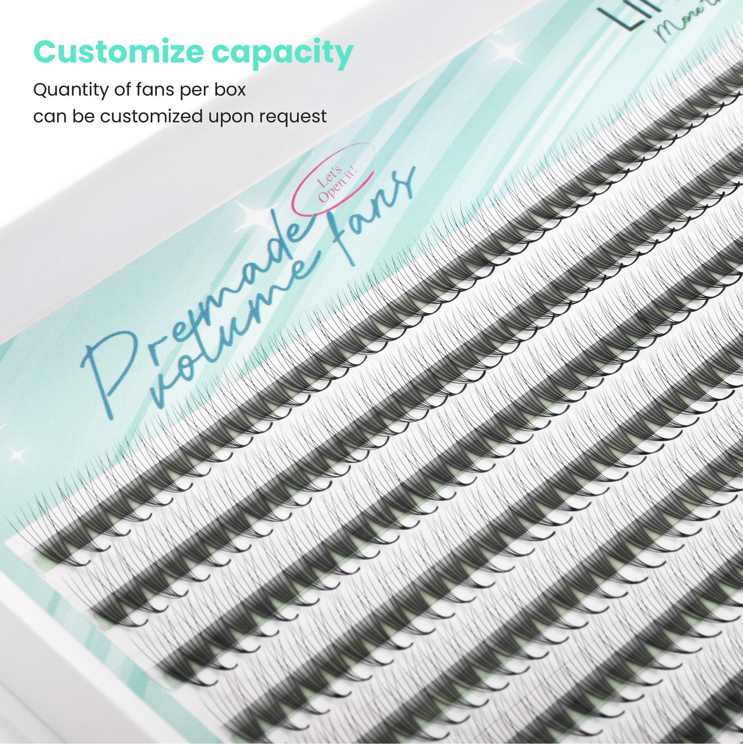 Premium narrow premade fan - 6D