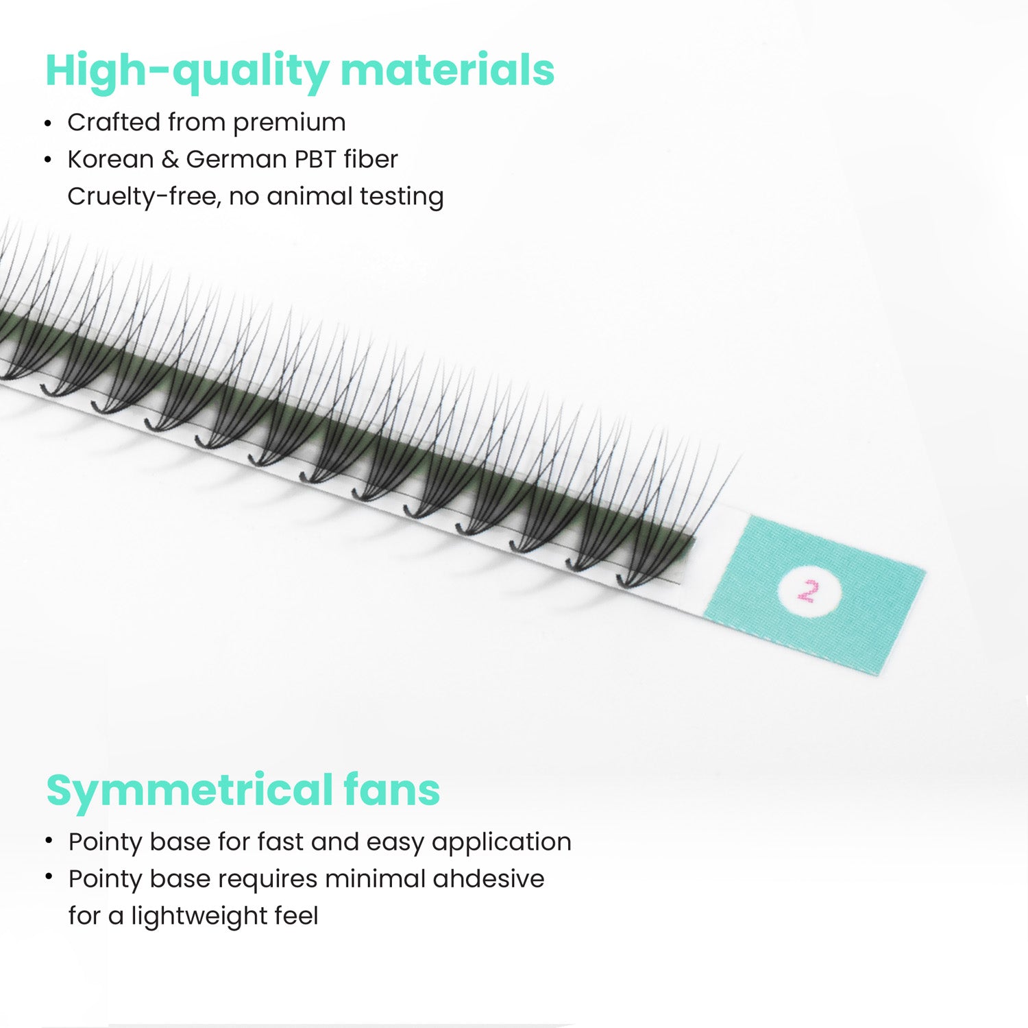 Premium narrow premade fan - 6D