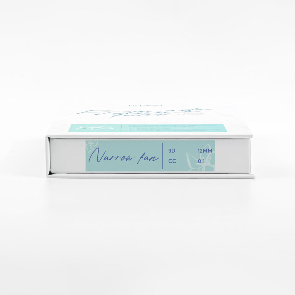 Premium narrow premade fan - 3D