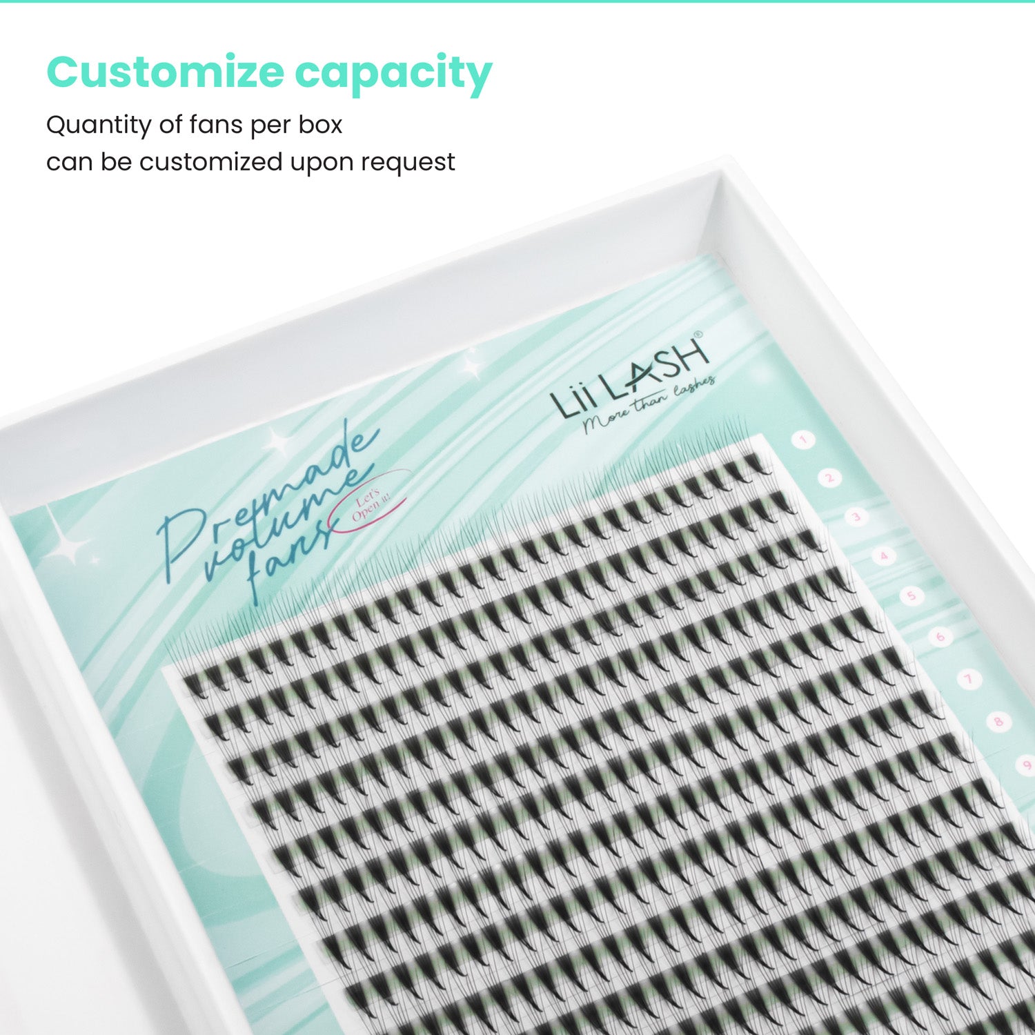 Premium super narrow premade fan - 5D