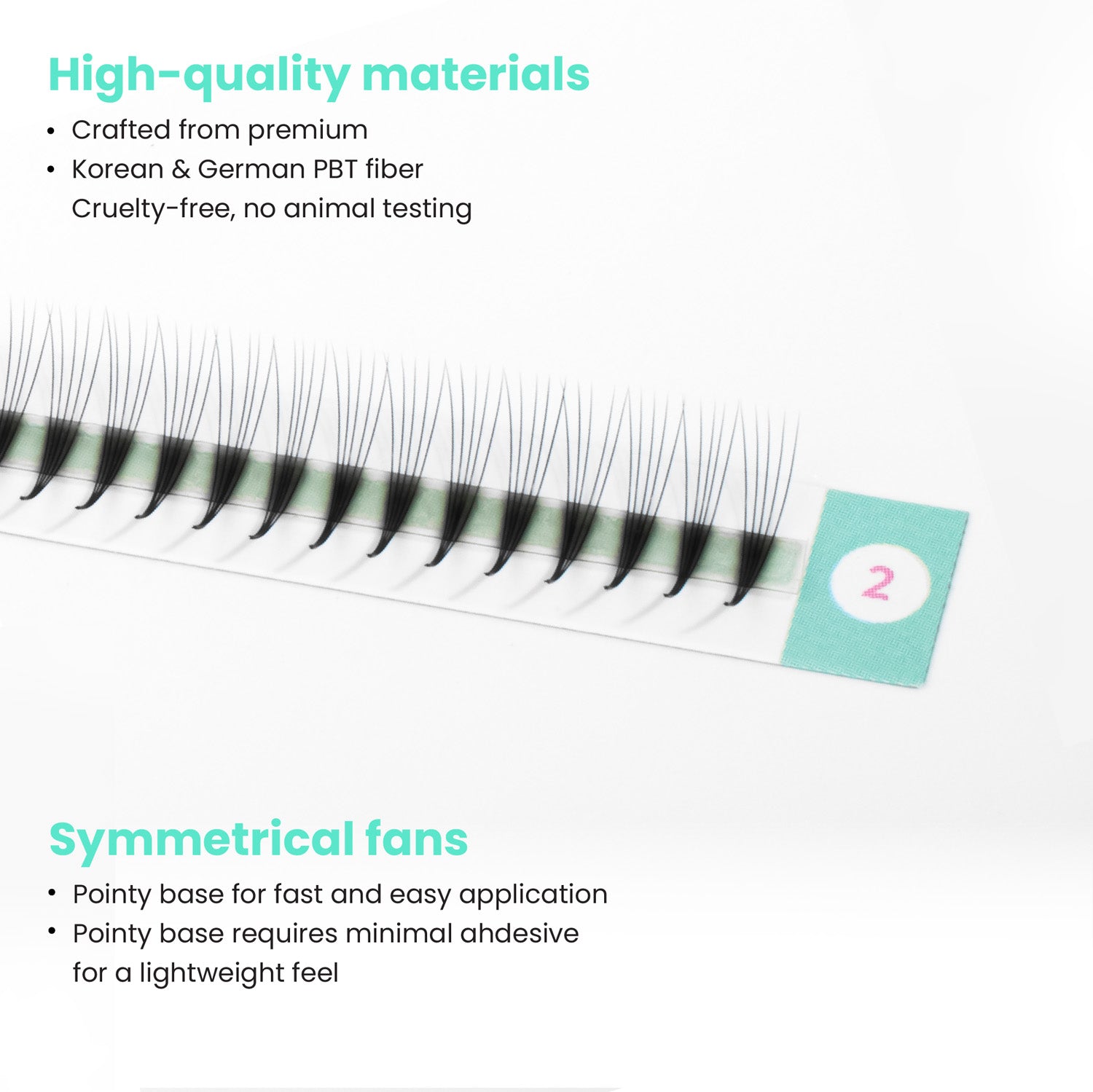 Premium super narrow premade fan - 5D