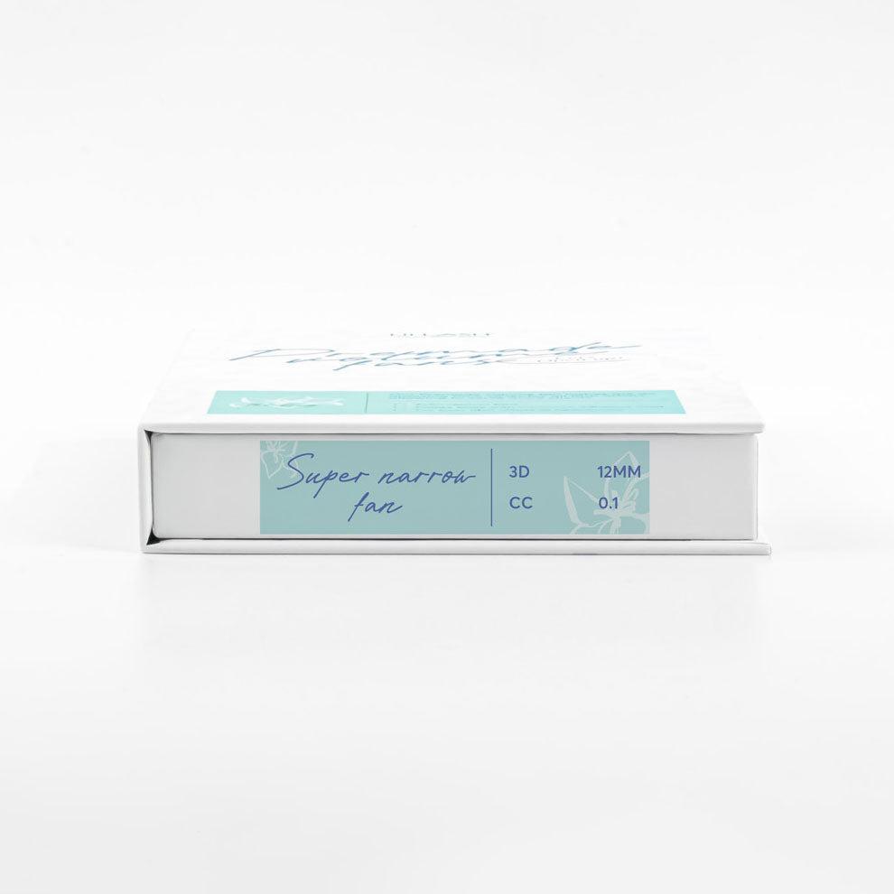 Premium super narrow premade fan - 3D