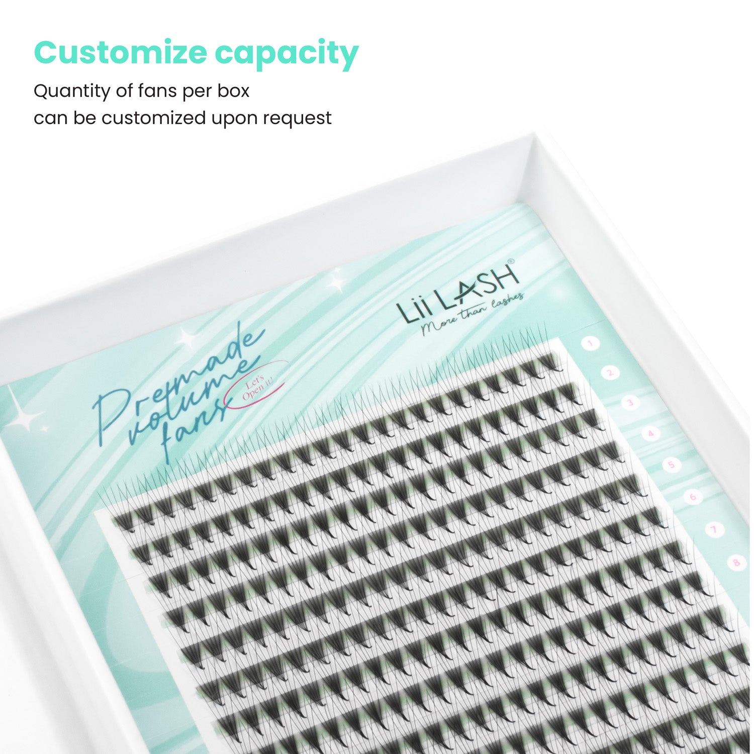 Premium wide premade fan - 5D