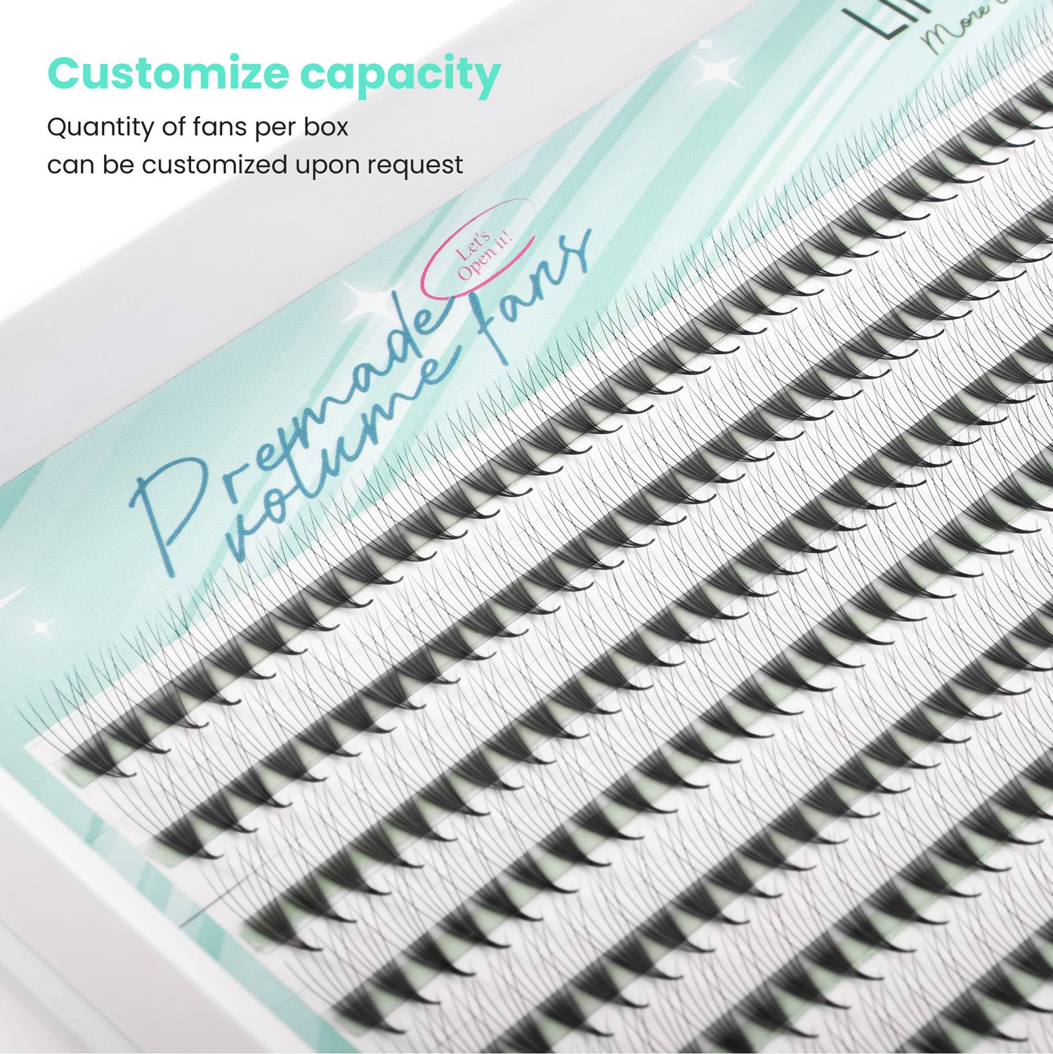 Premium wide premade fan - 6D