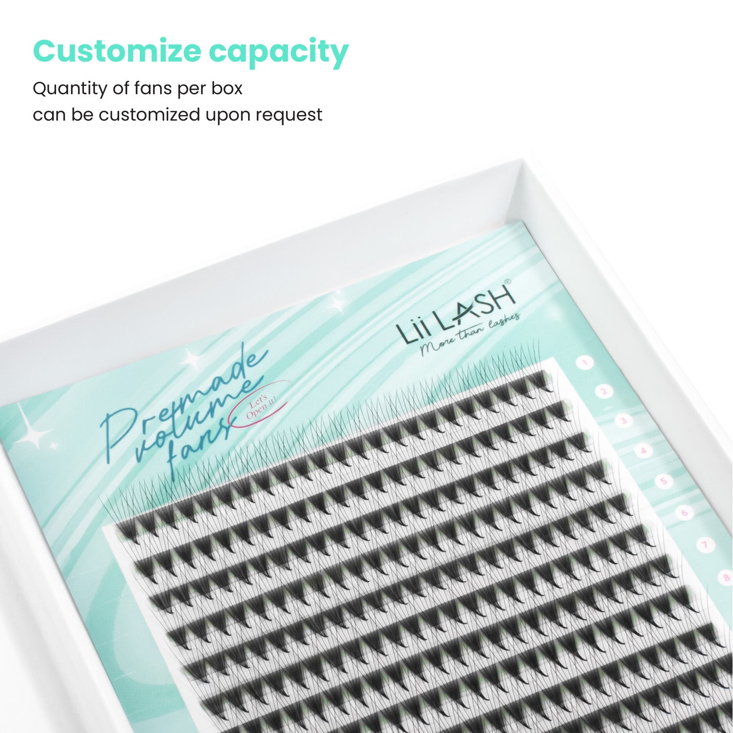 Premium wide premade fan - 6D