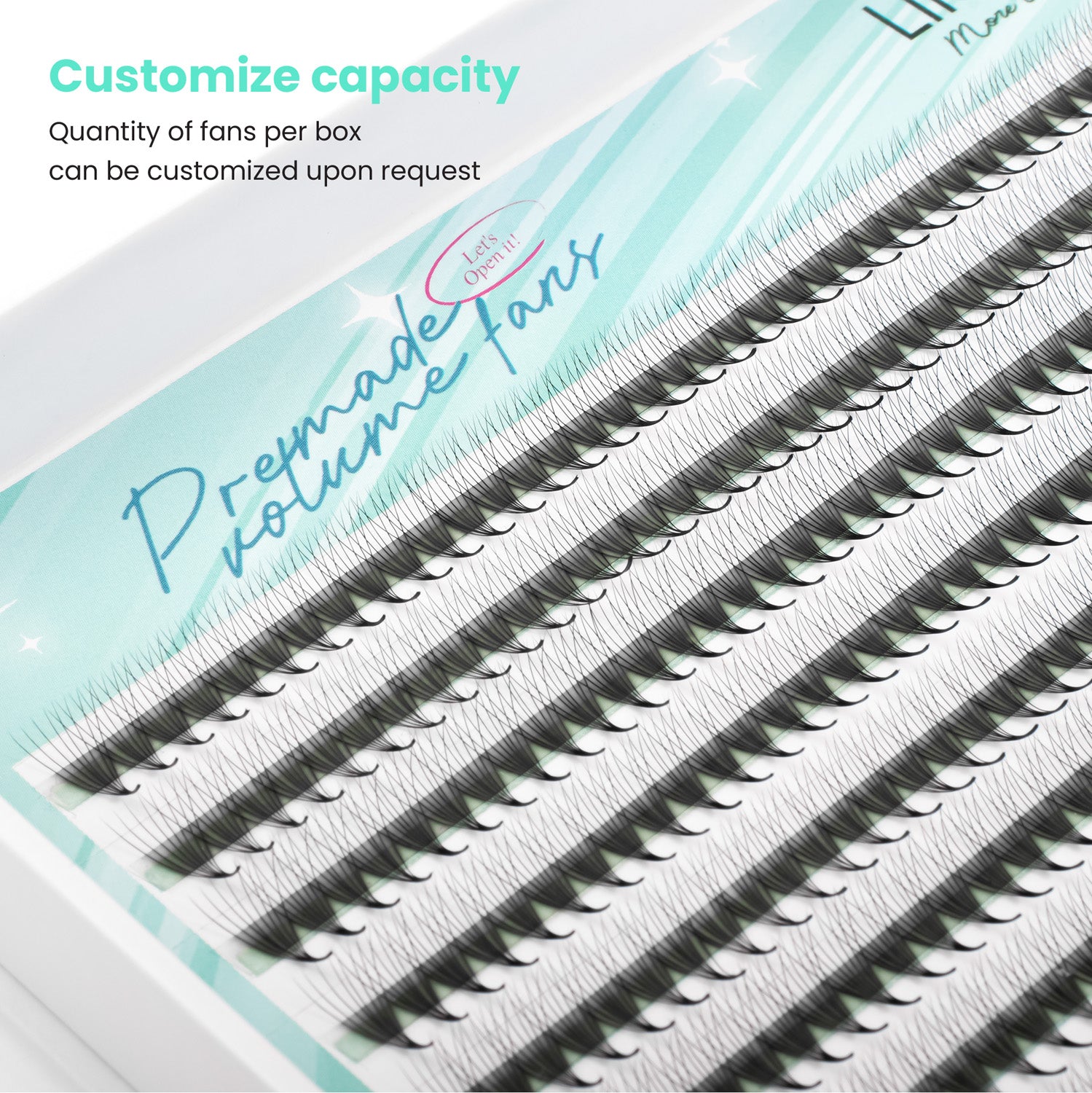 Premium wide premade fan - 8D