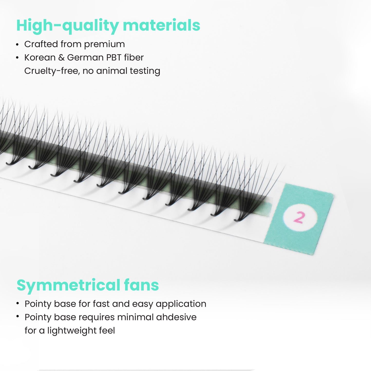 Premium wide premade fan - 8D