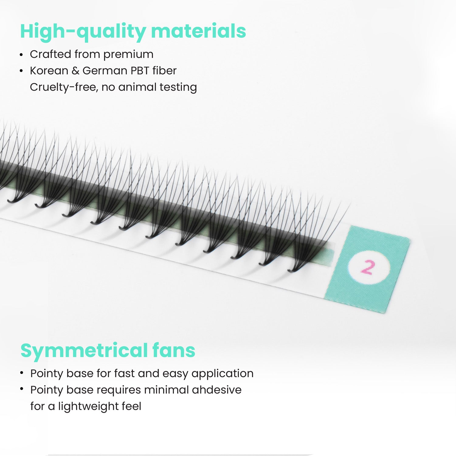 Premium wide premade fan - 8D