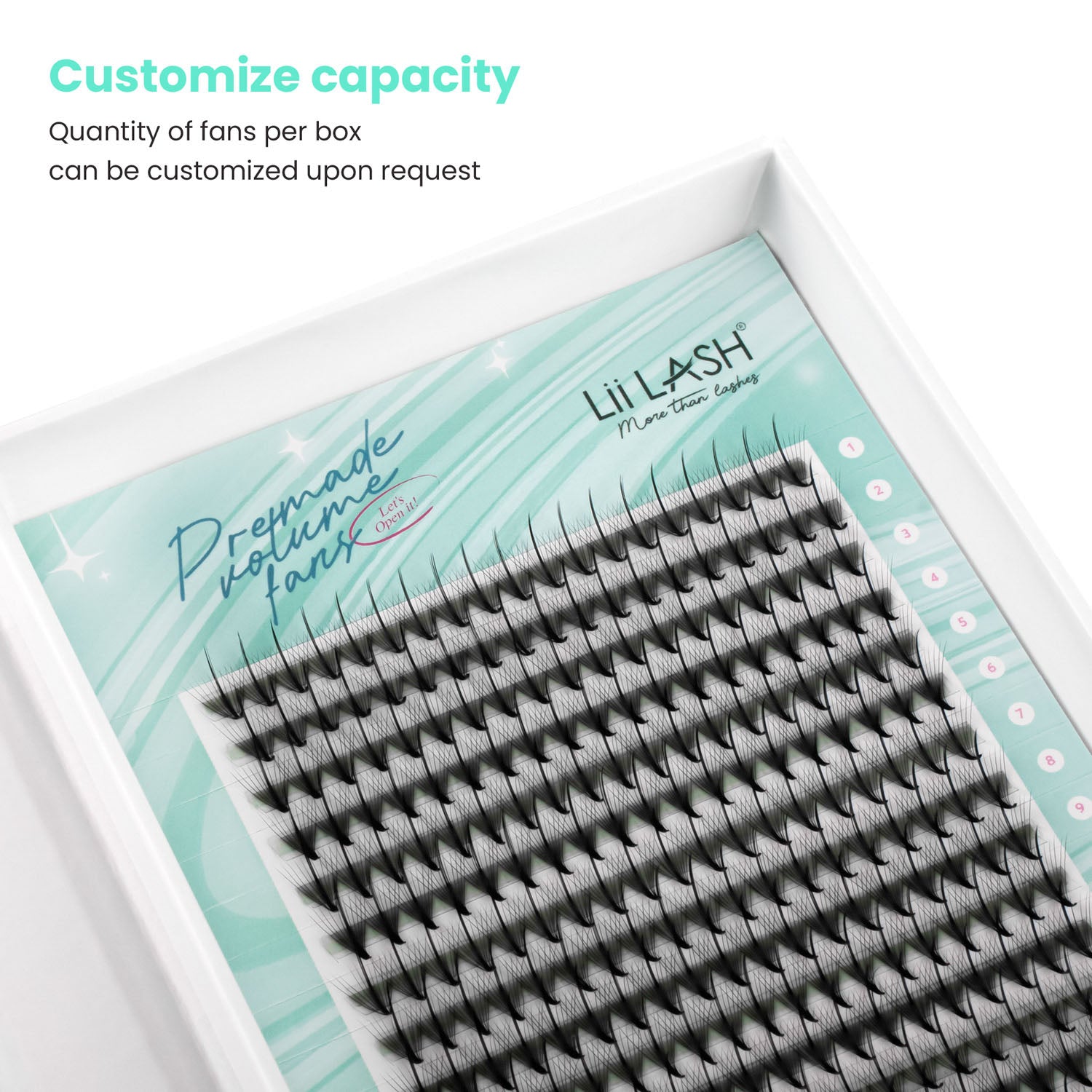 Premium wispy fan lashes - 11D - 450 fans