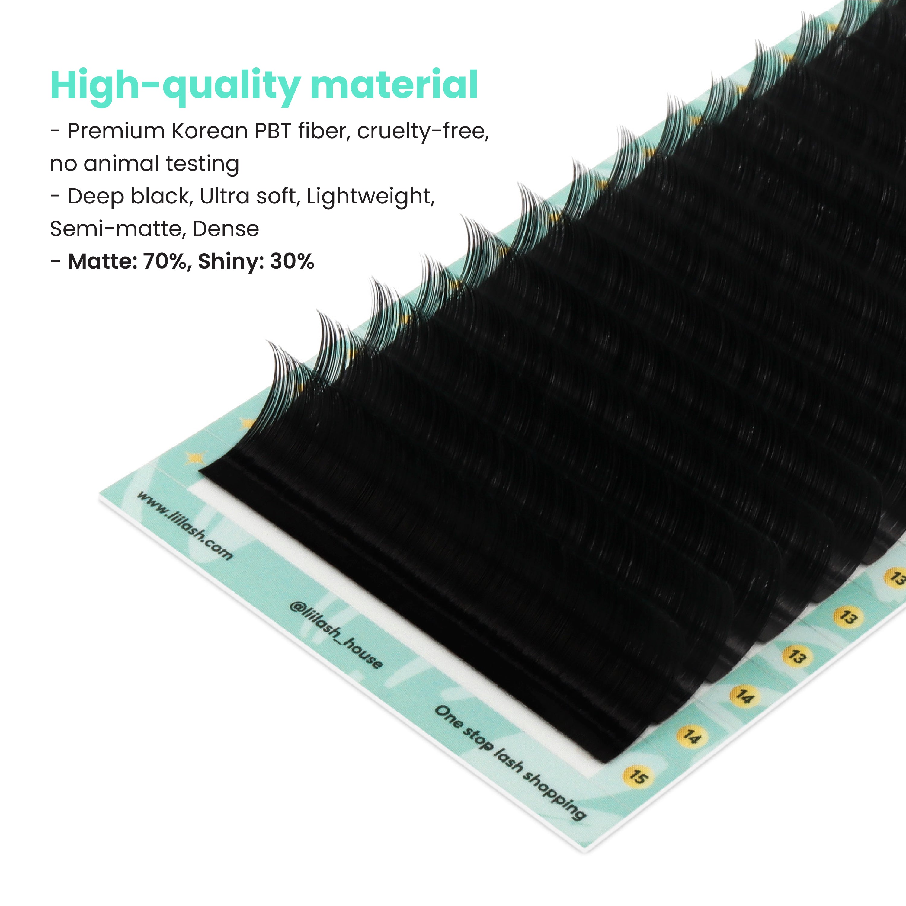 Premium Mink - mega volume Lashes - Premium Korean PBT fiber wholesale Premium lash extension manufacturer & retailer