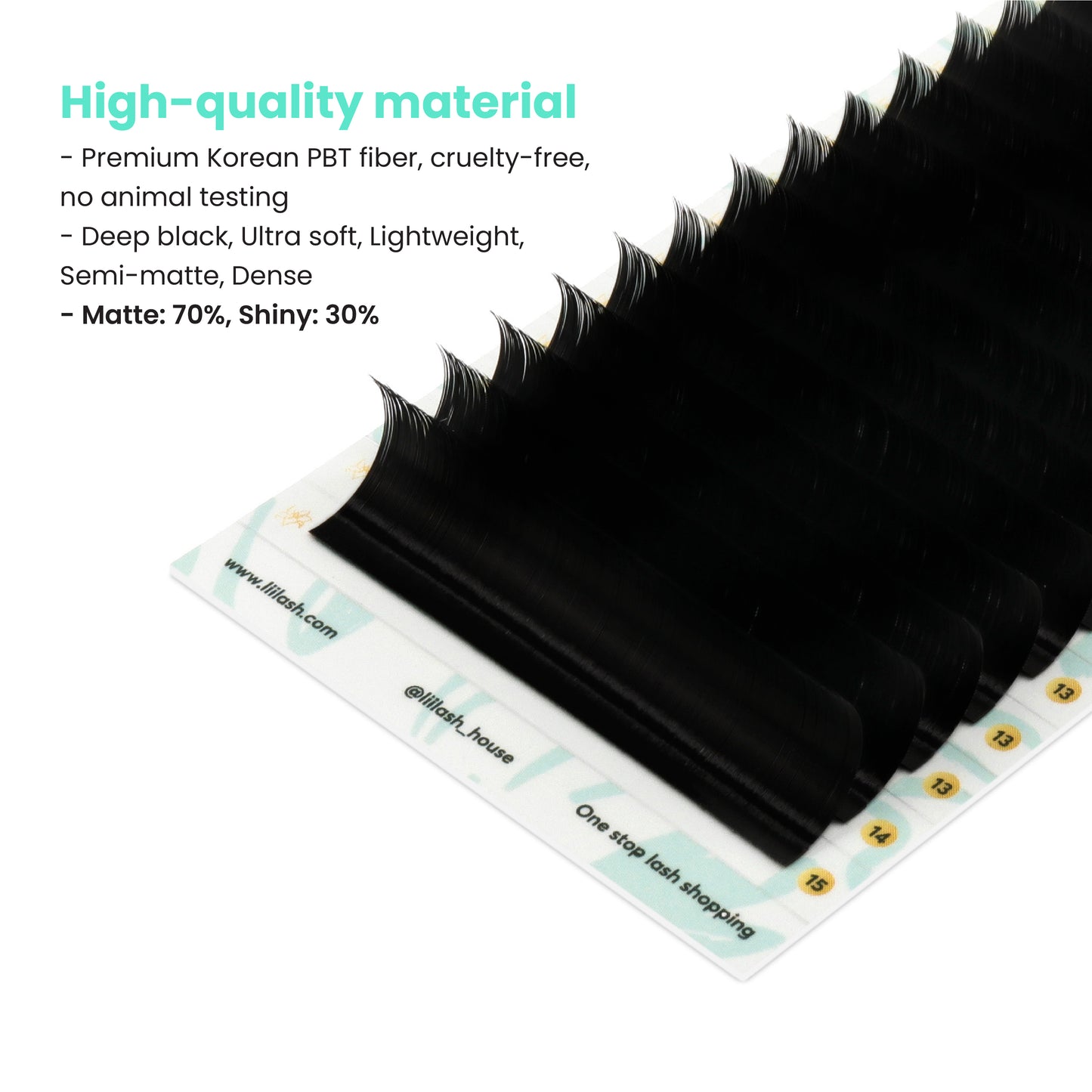 Premium Silk - classic Lashes - premium Korean PBT fiber wholesale premium lash extension manufacturer & retailer