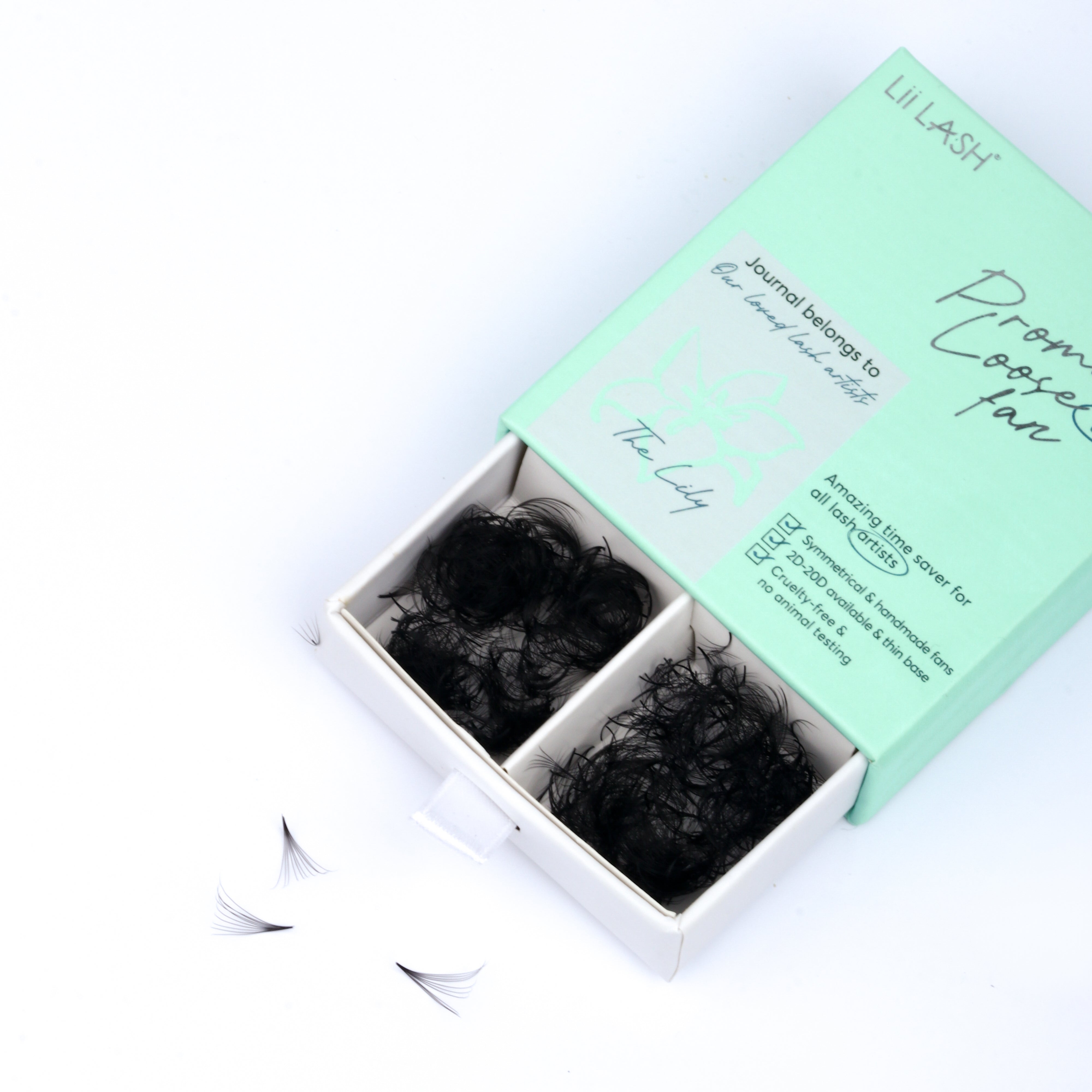 Narrow promade loose fans 6D lashes