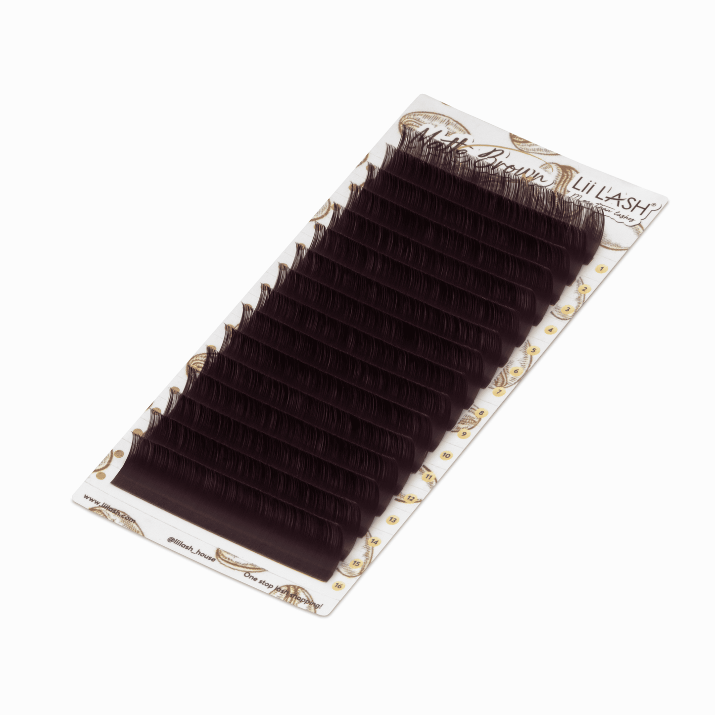 Matte Brown Lashes - Indigo Night