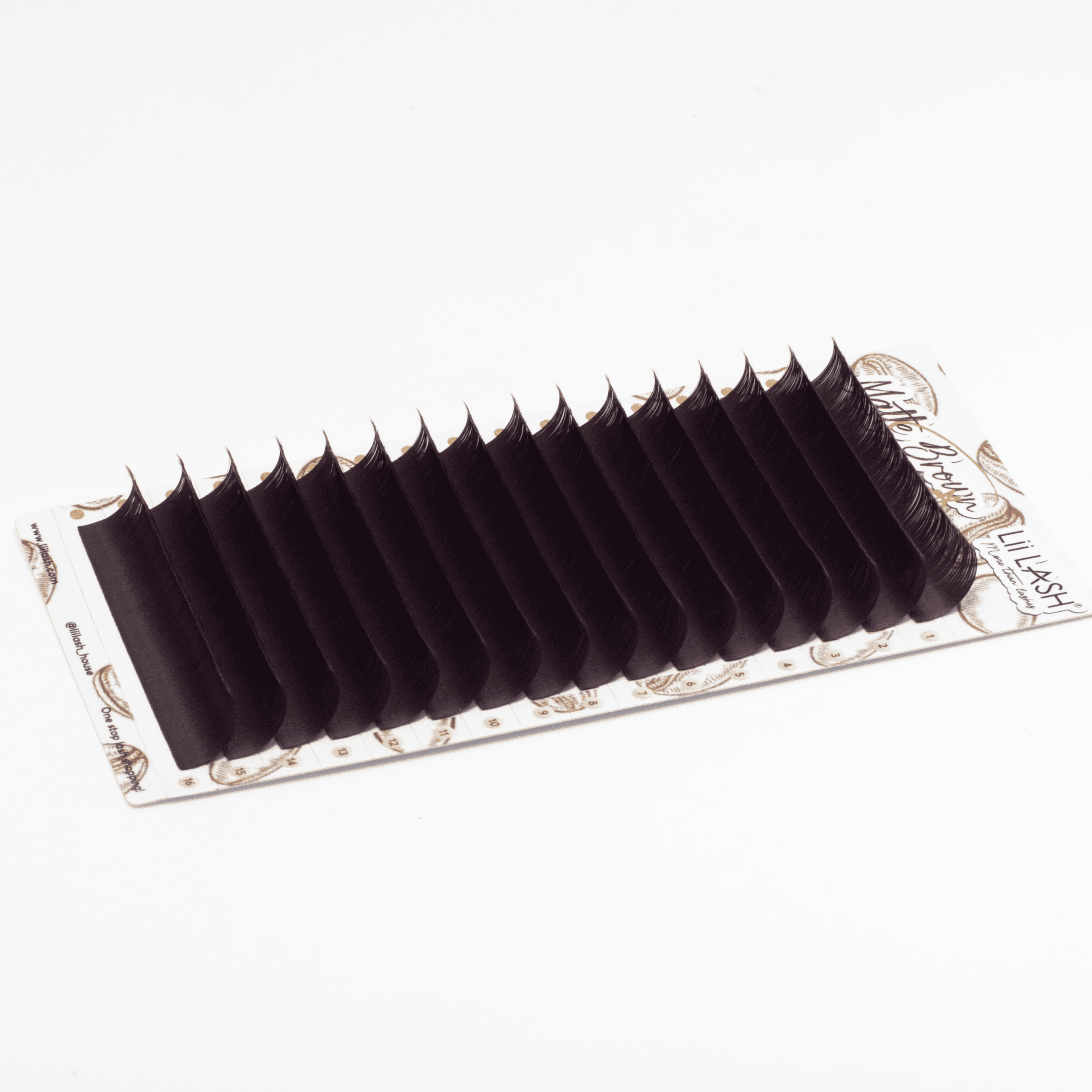 Matte Brown Lashes - Indigo Night