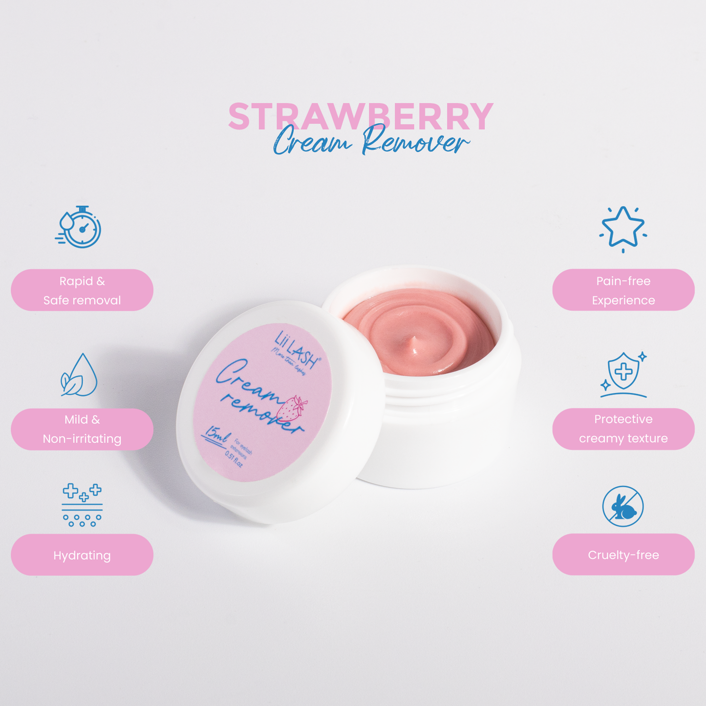 Strawberry cream remover