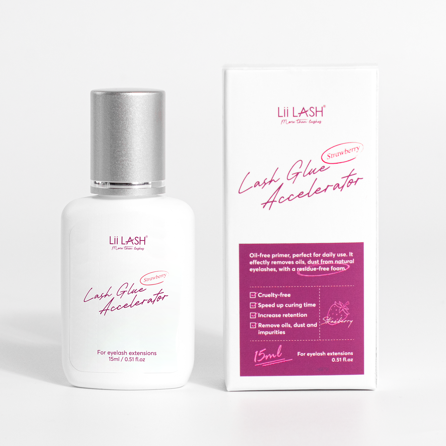 Strawberry Lash Glue Accelerator