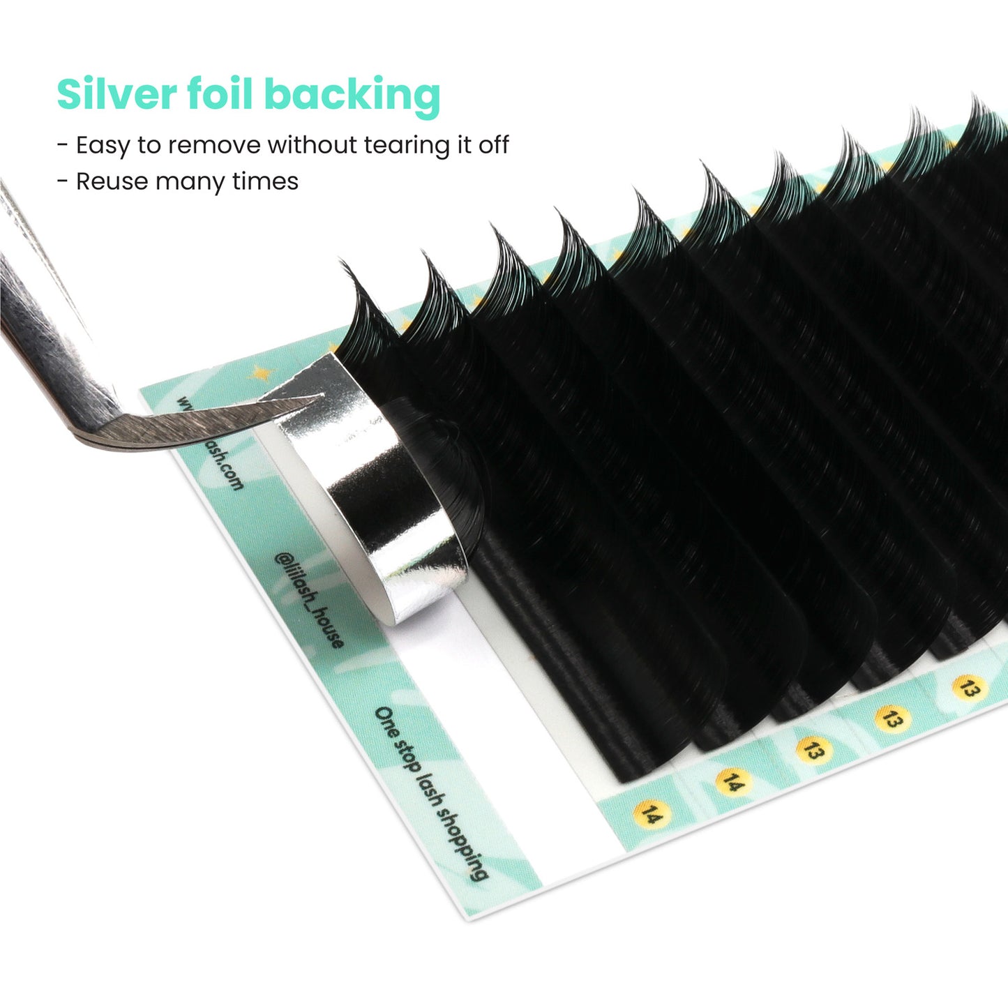 Super-Mink-mega-volume-lashes-0.03mm-Silver-foil-backing