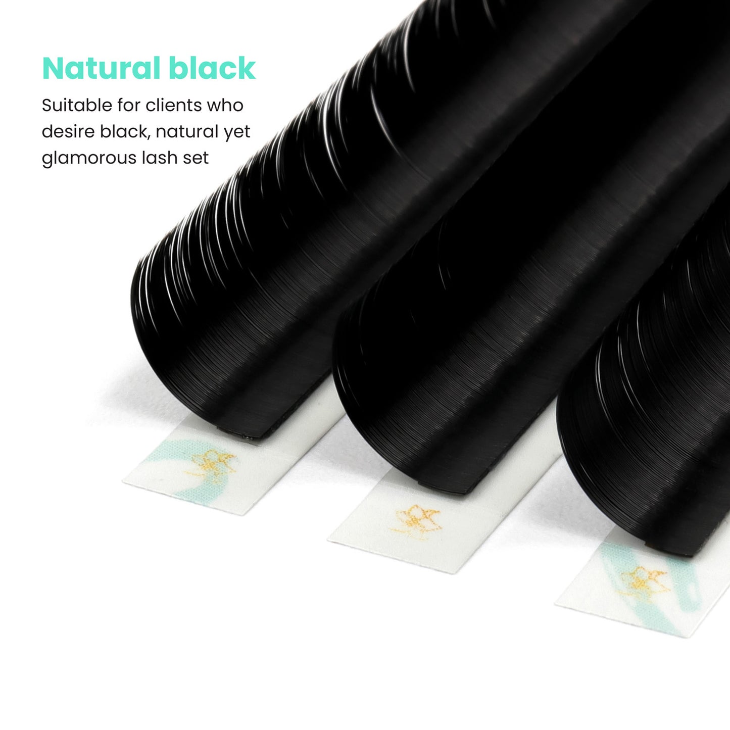 Tweezer picking up a Super Mink classic eyelash extension strip from a lash card, revealing silver foil backing.