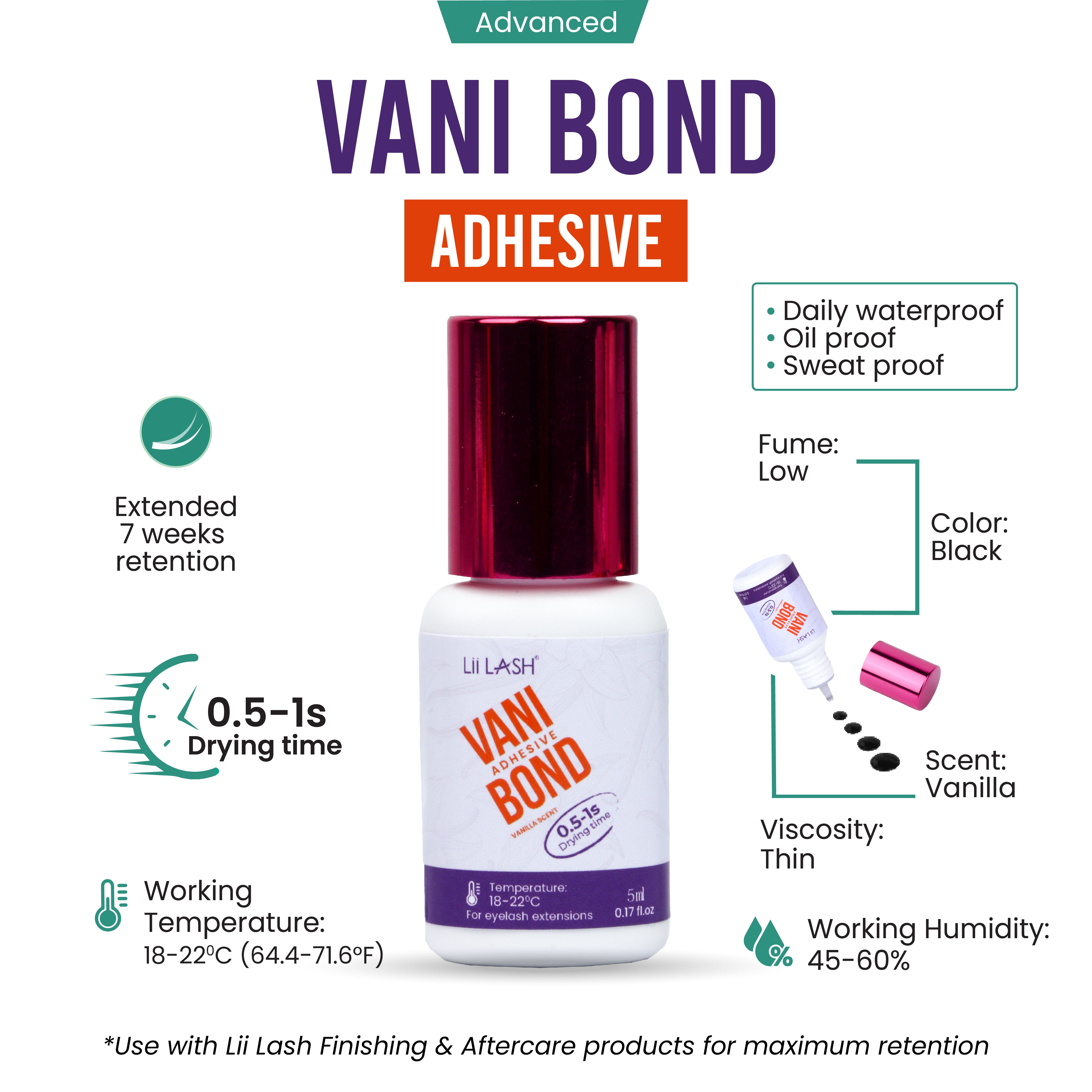 Vani Bond Adhesive - Vanilla scent (0.5s - 1s)