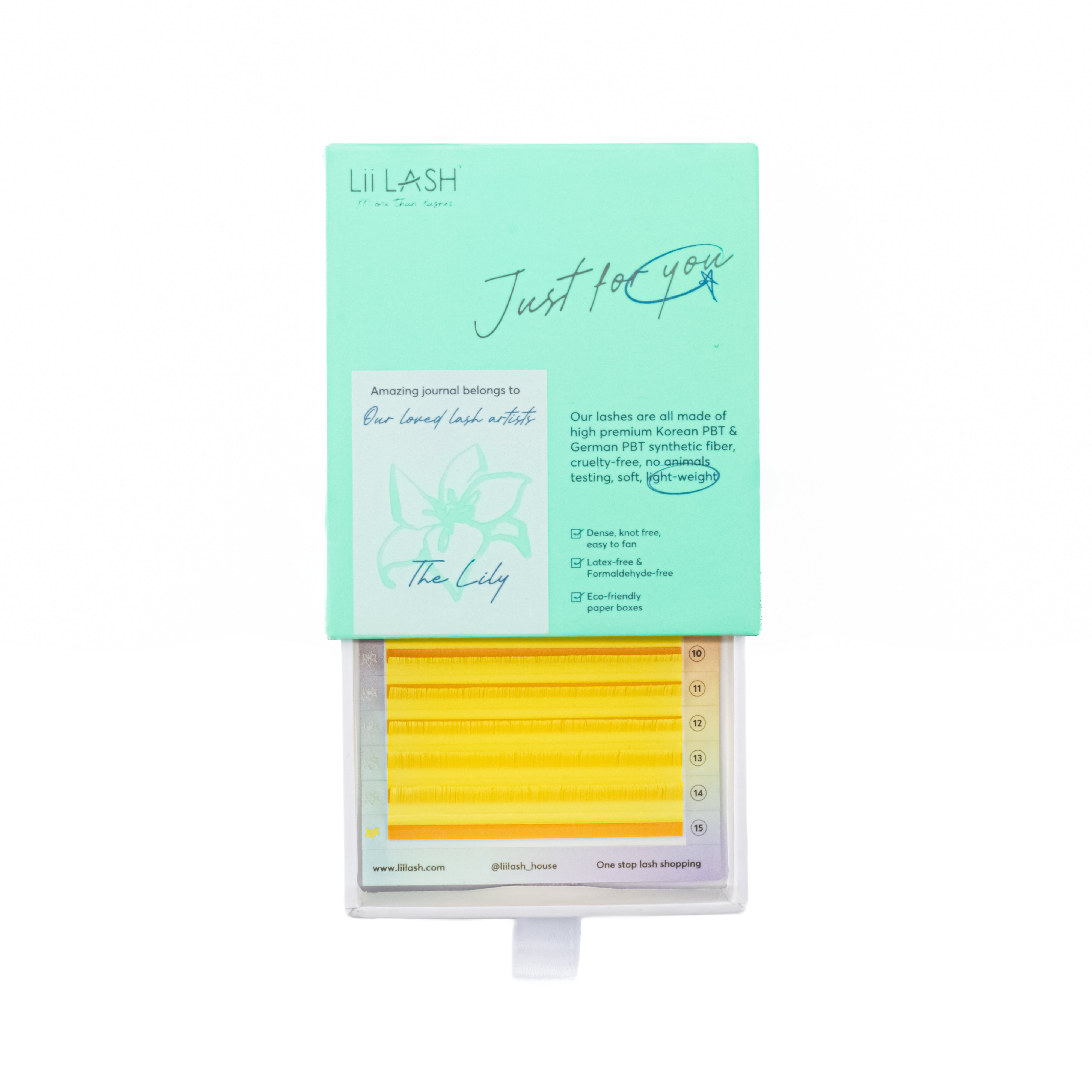 Yellow-Colored-Lashes-0.05mm