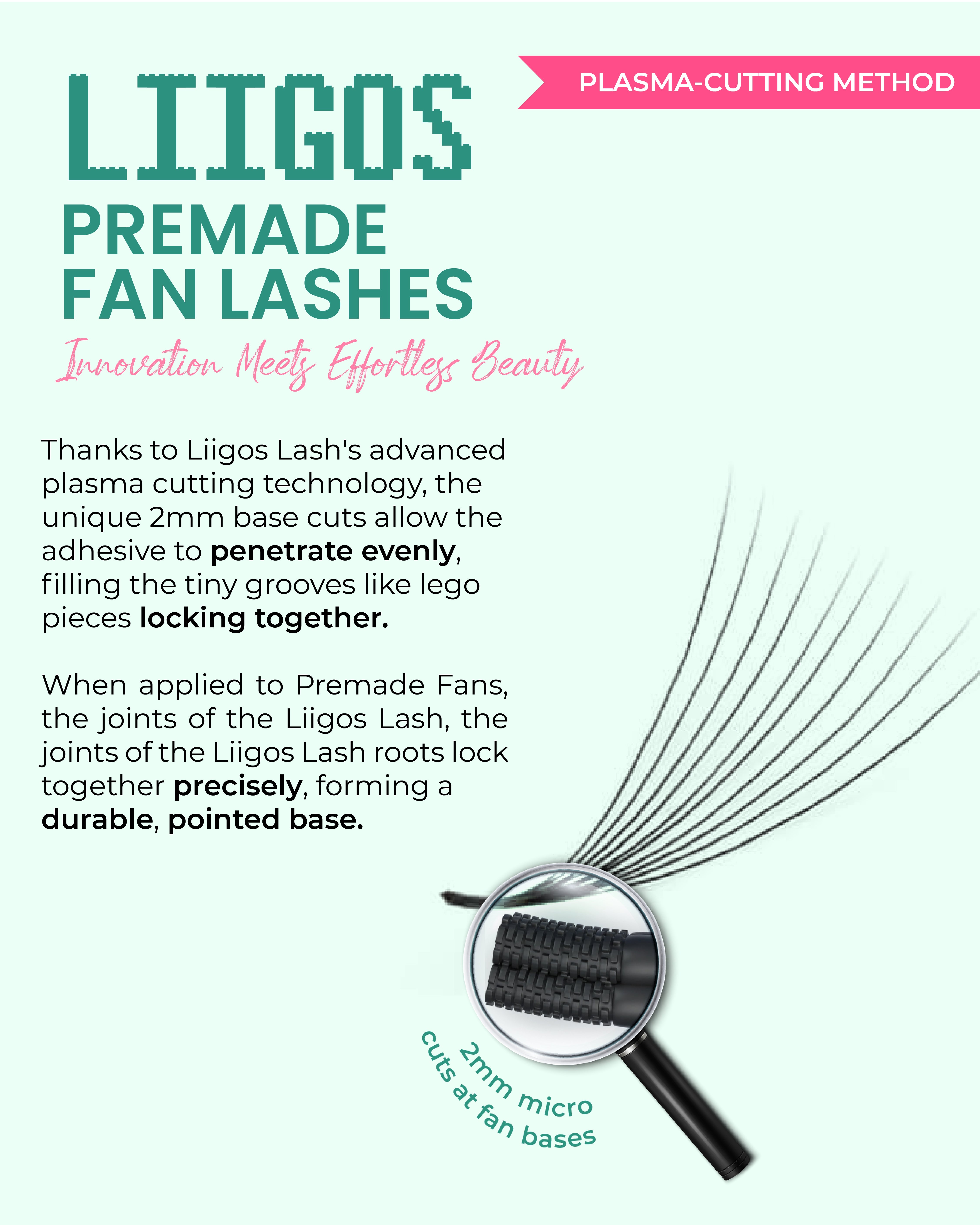 Liigos Premade Fan Lashes