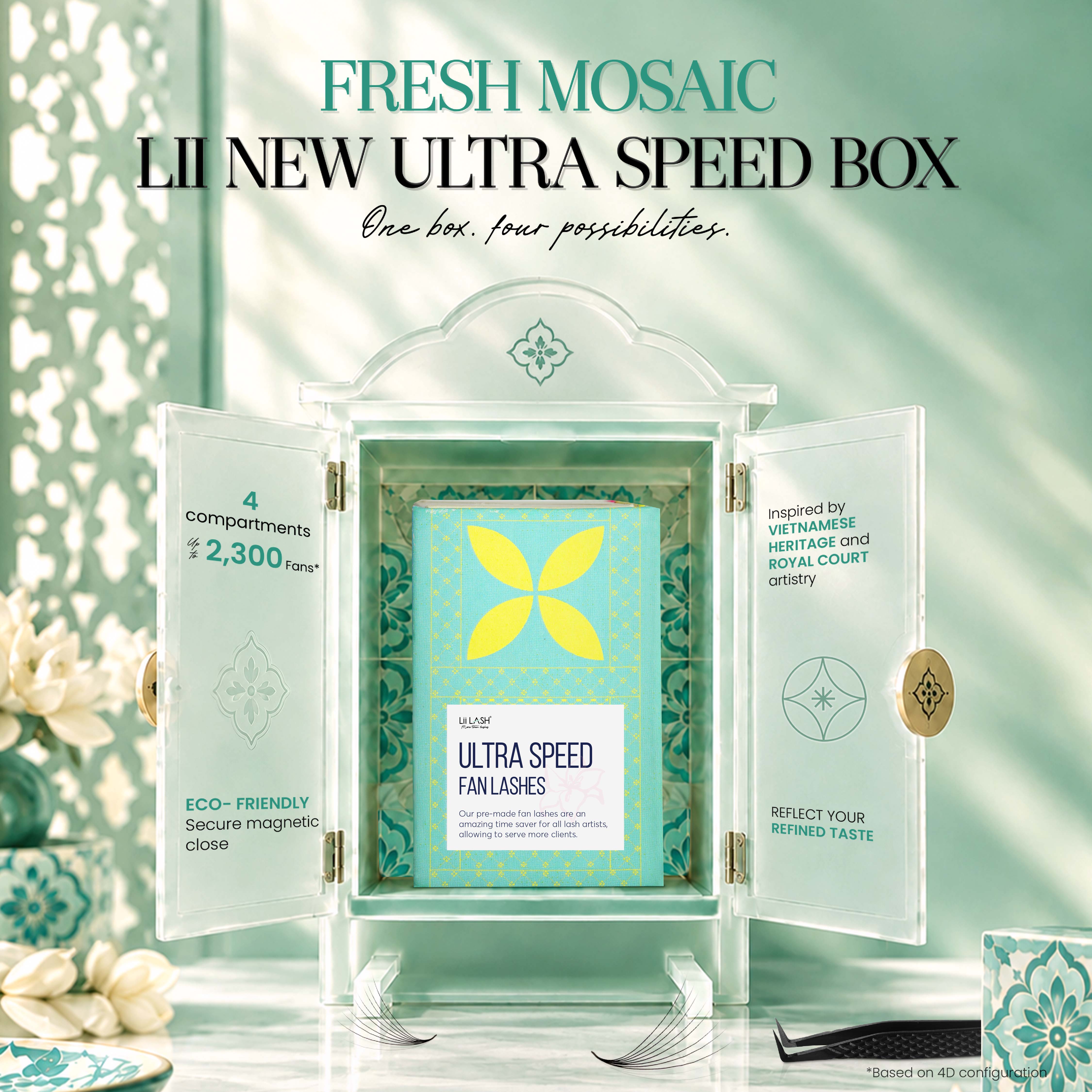 Ultra Speed Fan Lashes – Fresh Mosaic Box