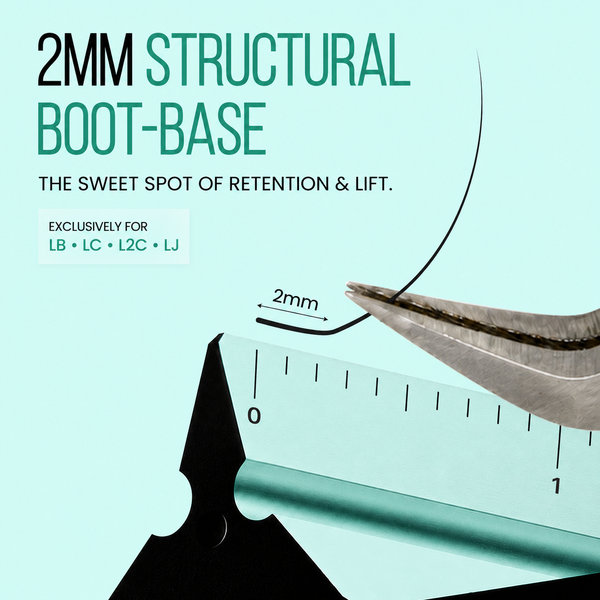 2mm Boot Base for Special Curl Lashes | LC, LB, LJ & L2C