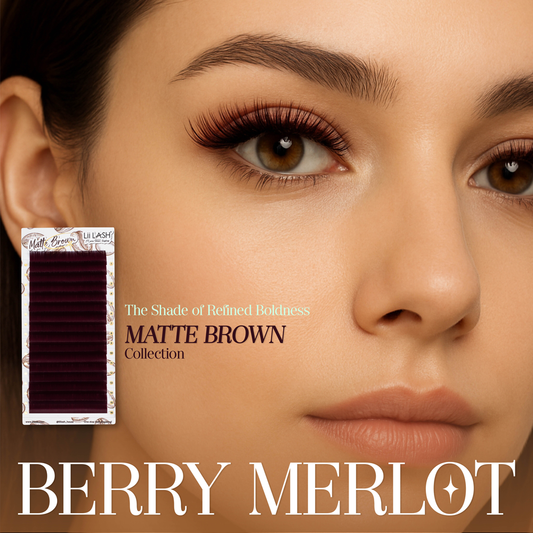 Berry Merlot — The Must-Have Matte Brown Lash Extension Shade of the Season | Lii Lash