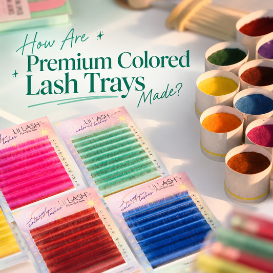 How Are Premium Colored Lash Trays Made? Inside the Manufacturing Process