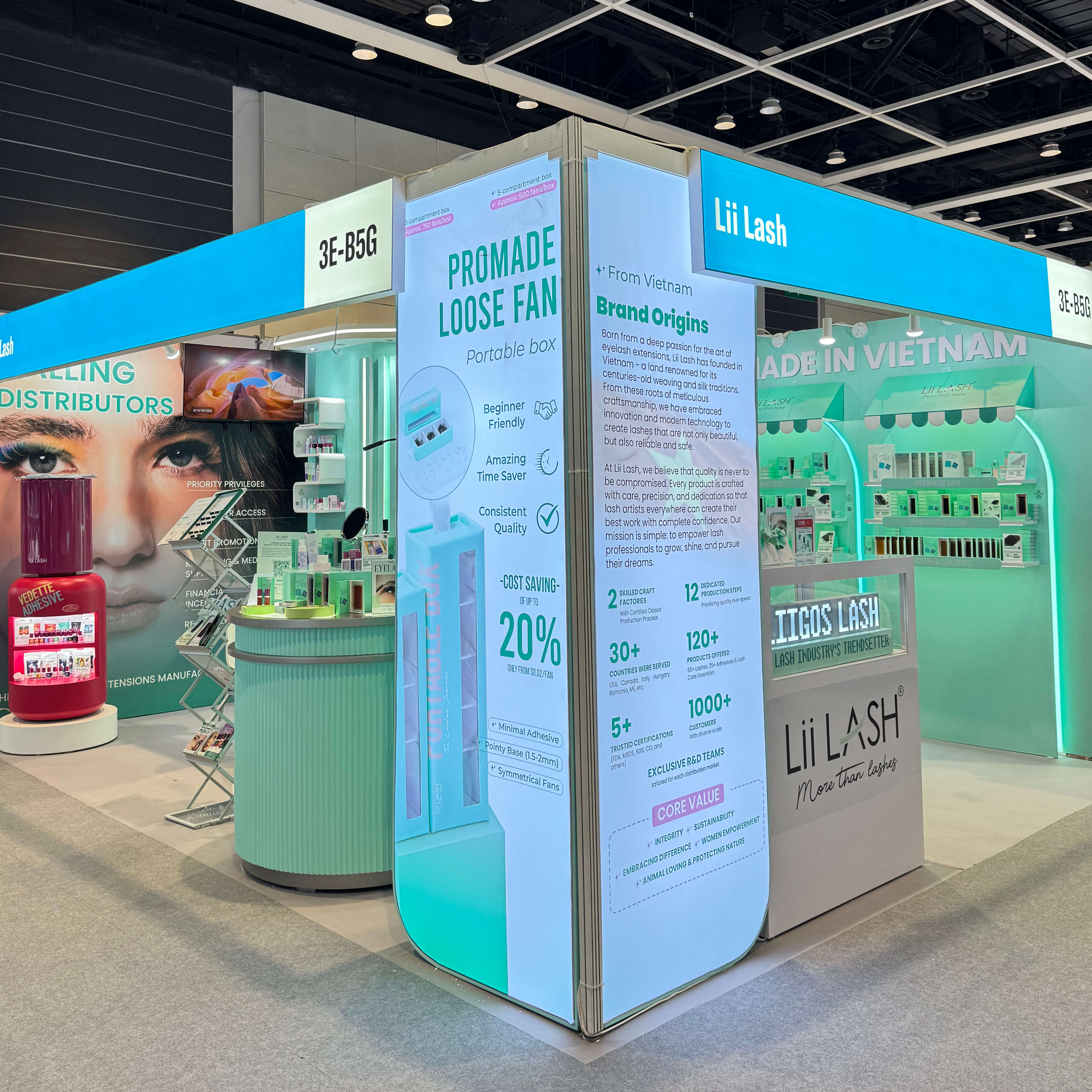 Vietnamese Lash Brand Attracted Hundreds of Lash Artists at Cosmoprof