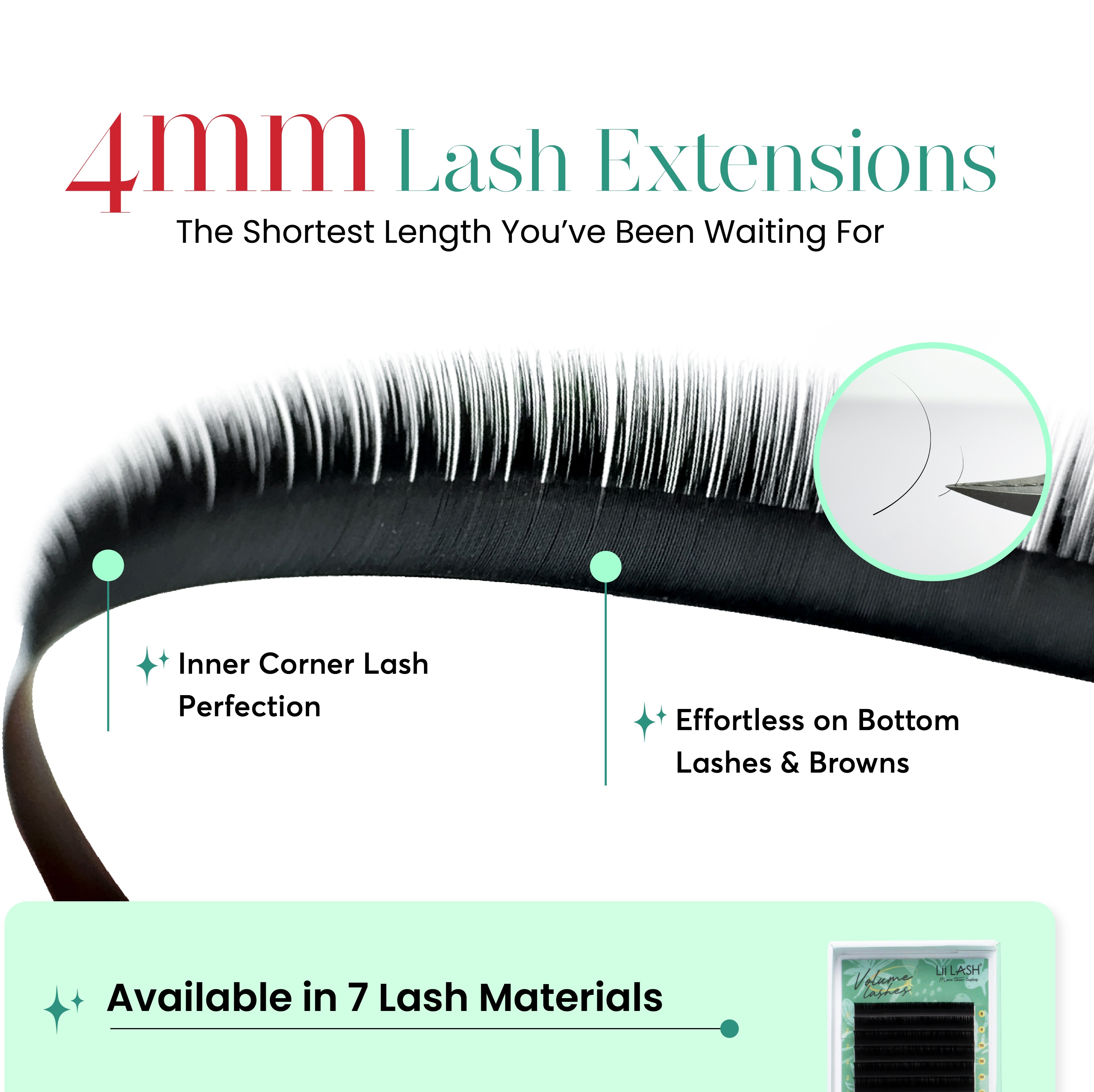 4mm Lash Extensions — The Tiny Game-Changer Every Lash Artist Needs