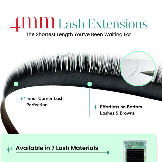 4mm Lash Extensions — The Tiny Game-Changer Every Lash Artist Needs