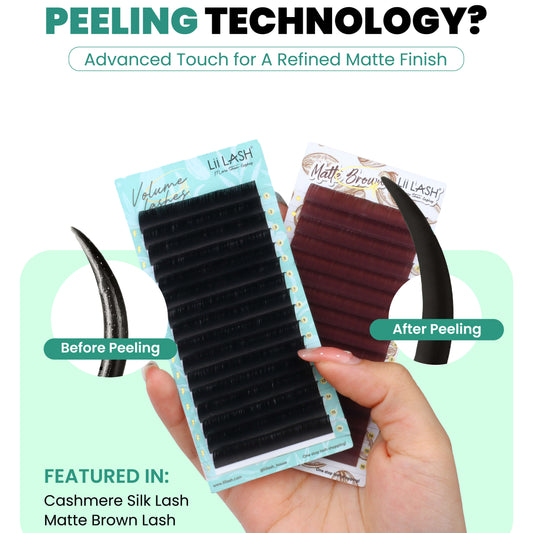 Peeling Technology Behind Best-Selling Cashmere Silk Matte Lashes