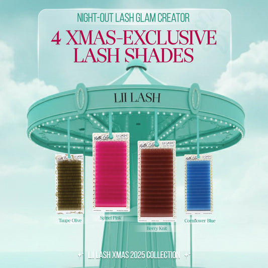 Night-Out Lash Glam Creator | Lii Lash Xmas 2025 Limited Color Collection