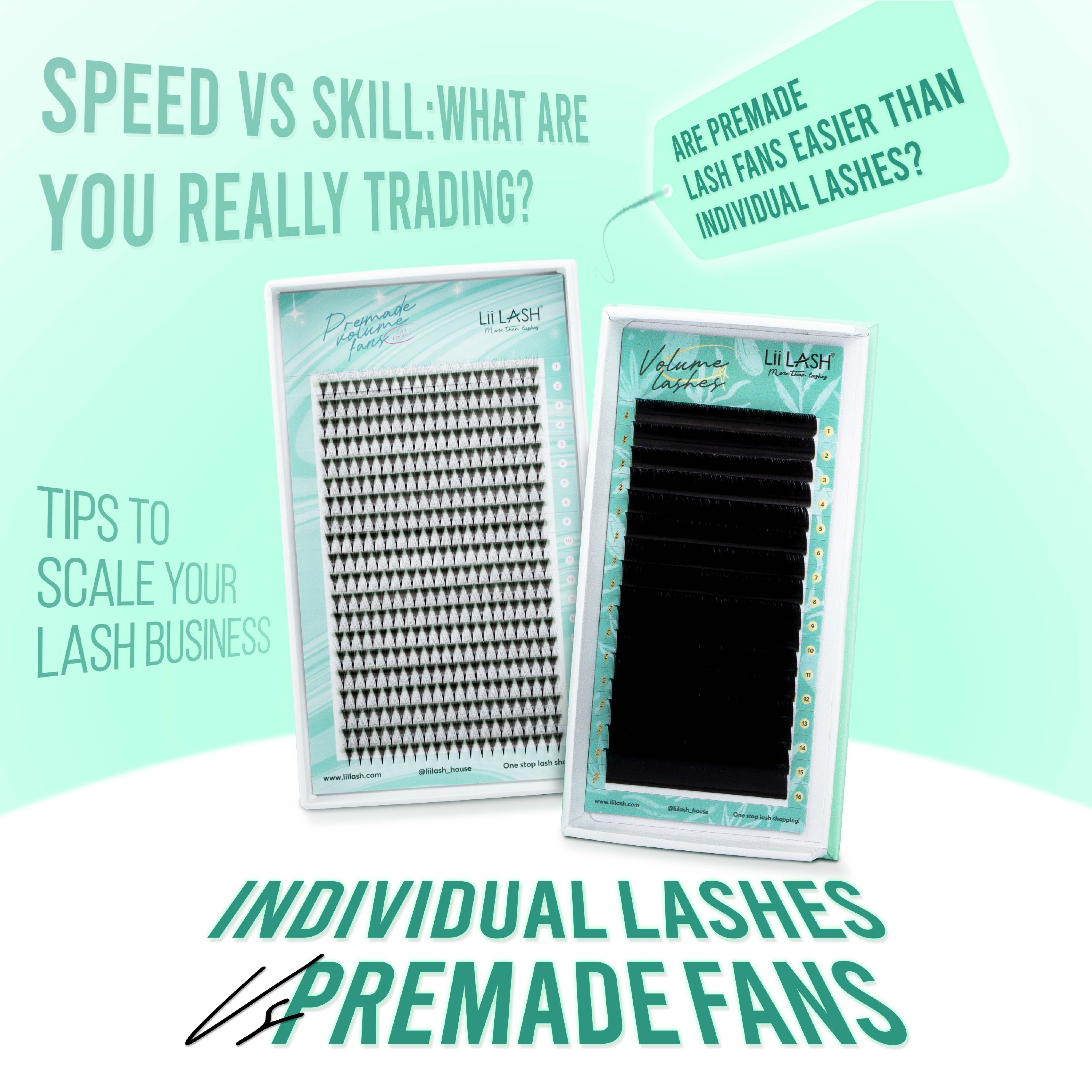Premade Lash Fans & Individual Lashes (Full Guide for Lash Artists)