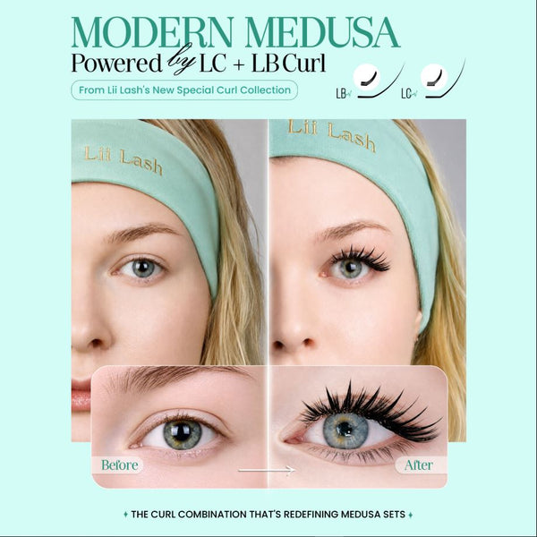 The Secret Behind Modern Medusa: LB × LC Curl Lash Mapping