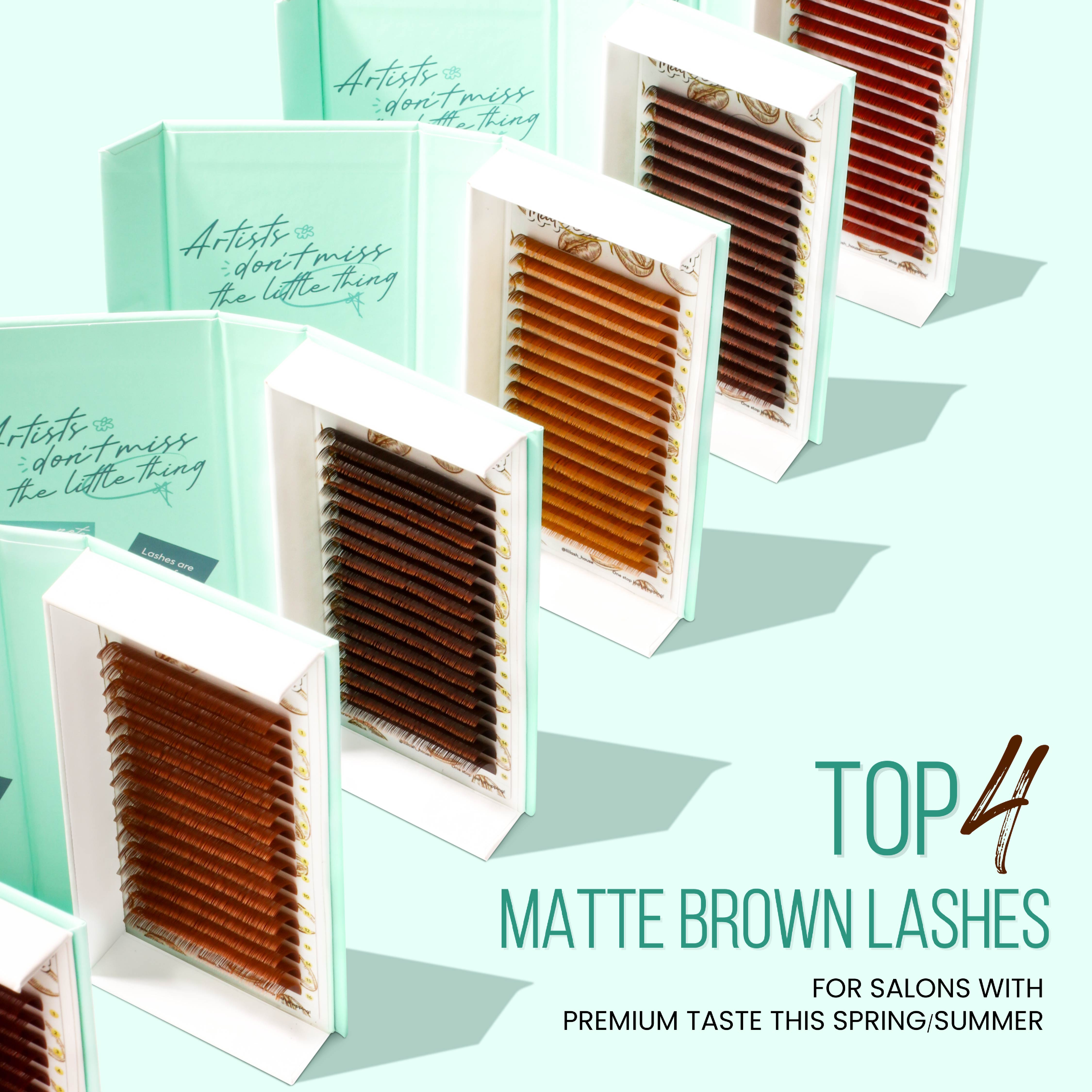 Top 4 Matte Brown Lash Extensions for a Quiet Luxury Look | Spring/Sum