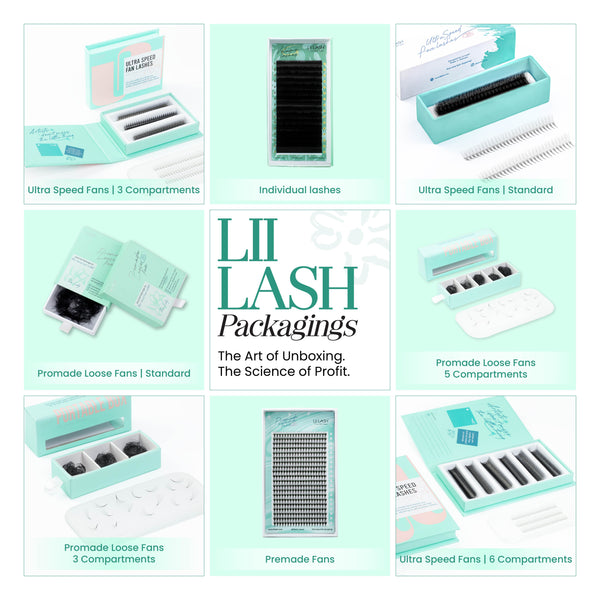 8 Lash Packaging Formats of Lii Lash: The Art of Unboxing & Science of Profit