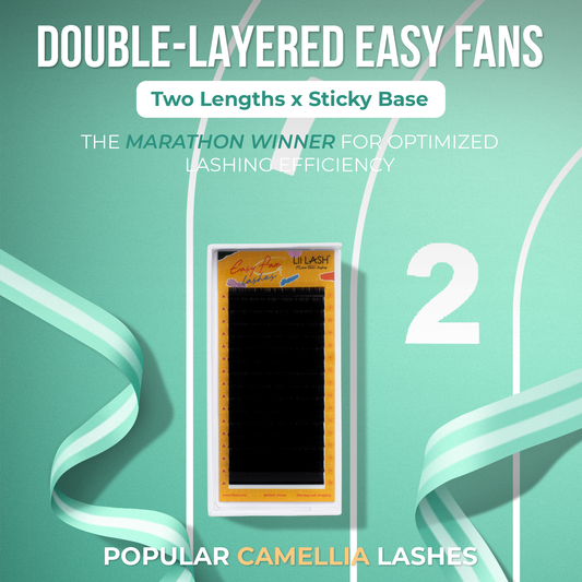 Transparent Insights into Camellia Lashes - also known as Double-Layered Easy Fan