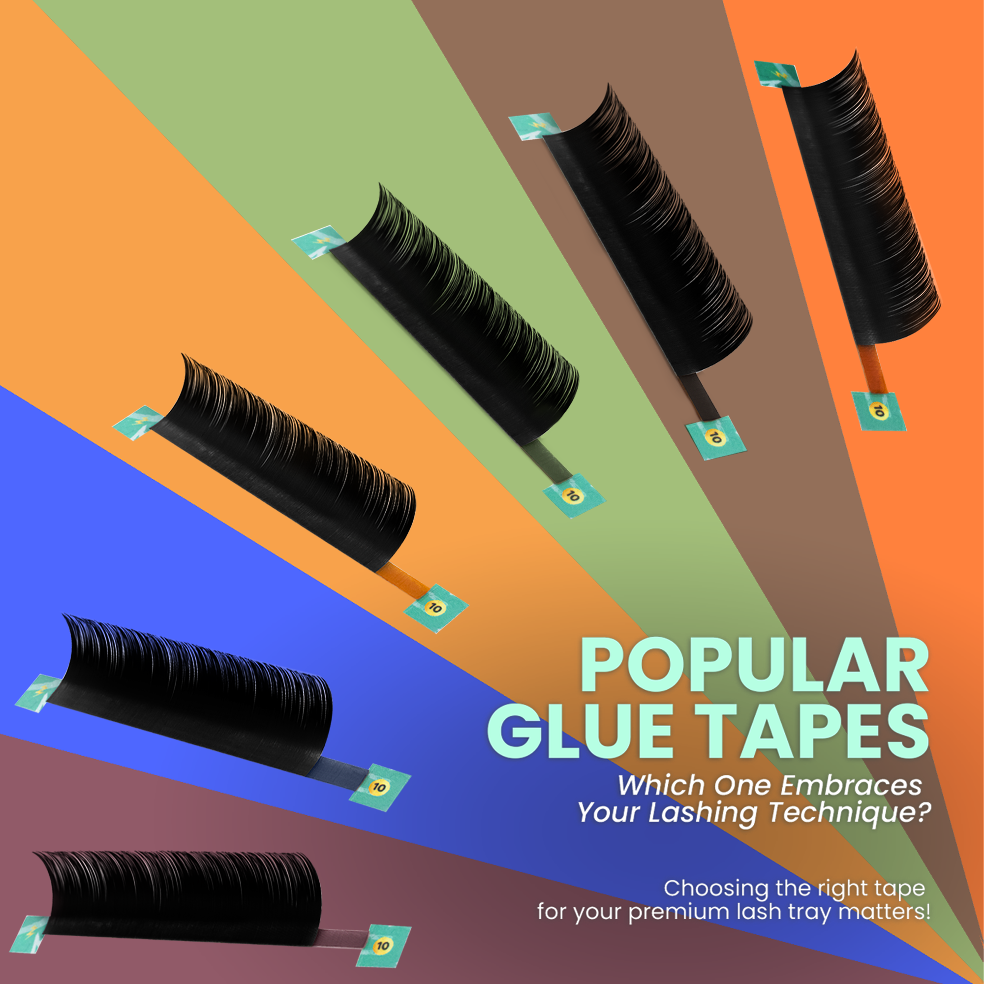 Lash Extensions Glue Tape: Choose the Right Type for Optimal Fanning R