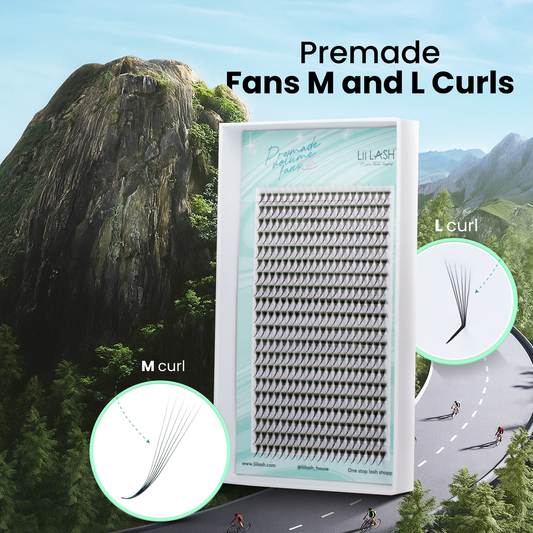 MASTERING SPECIAL LASH CURLS: THE LASH ARTIST’S GUIDE TO PREMADE FANS L, M, AND V CURL